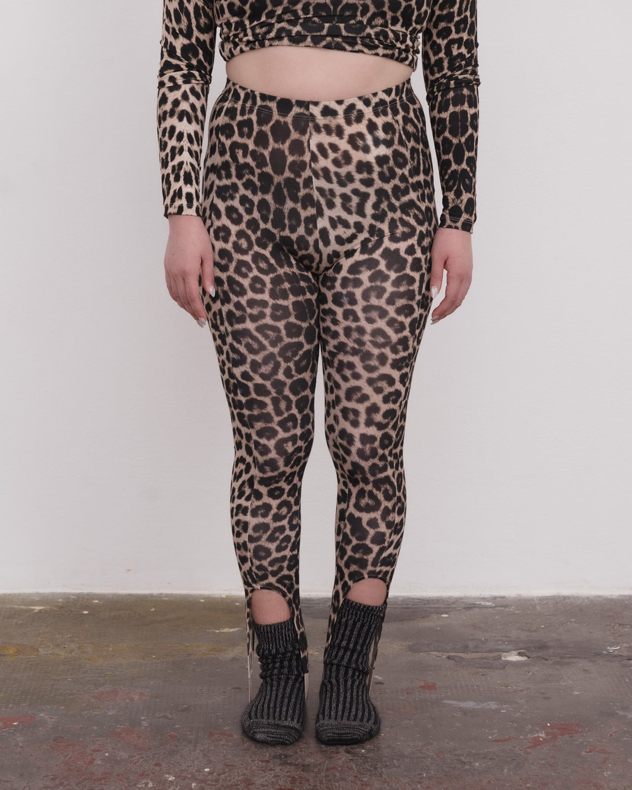 Sync Leggings - Circulose Jersey - Leopard