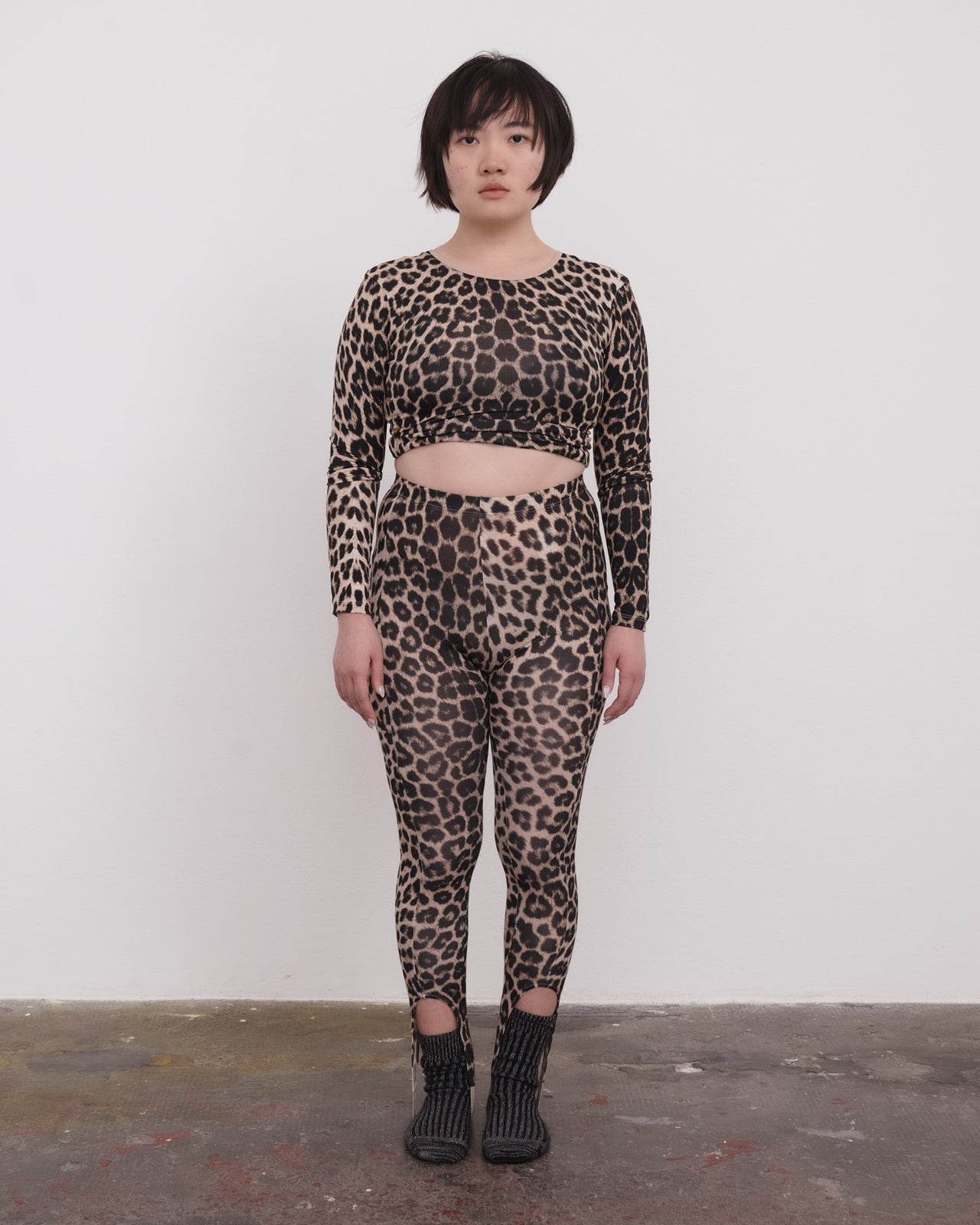 Sync Leggings - Circulose Jersey - Leopard