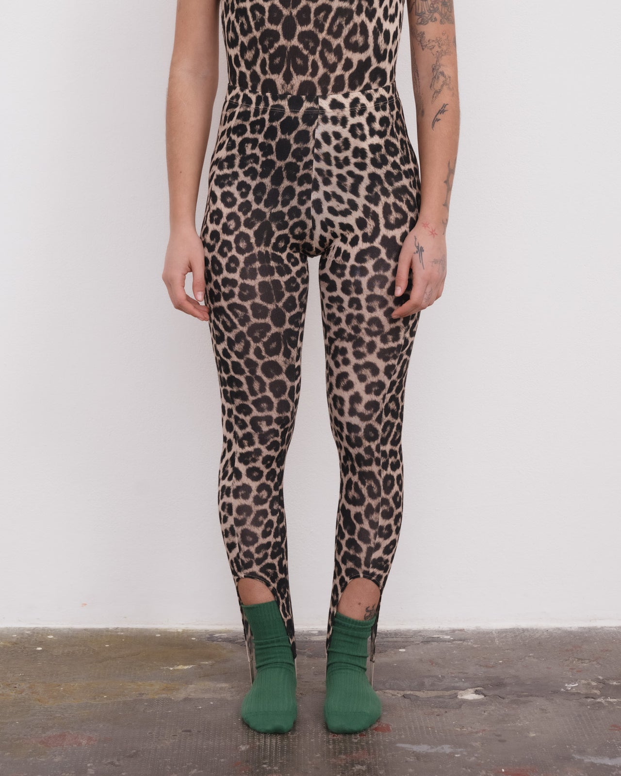 Sync Leggings - Circulose Jersey - Leopard