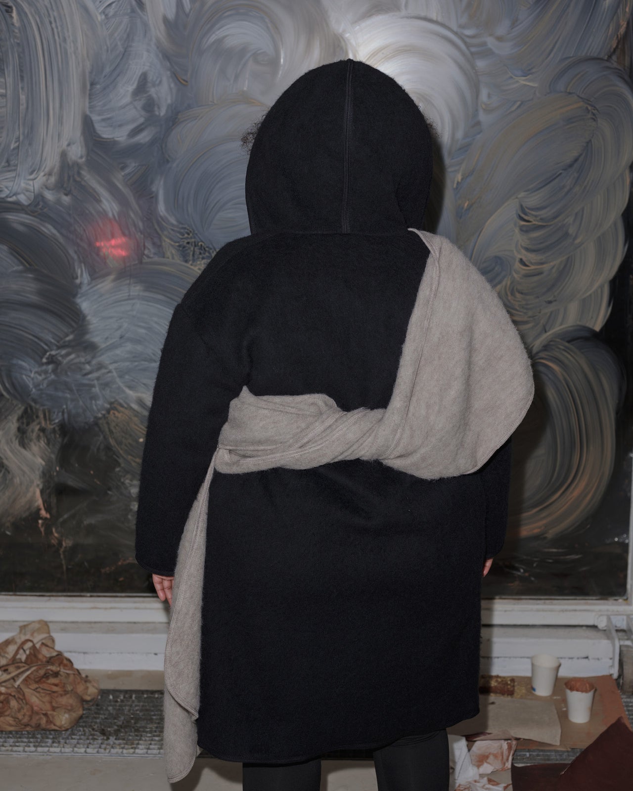 Tajo Pyrenees Coat - Wool - Black - AU23