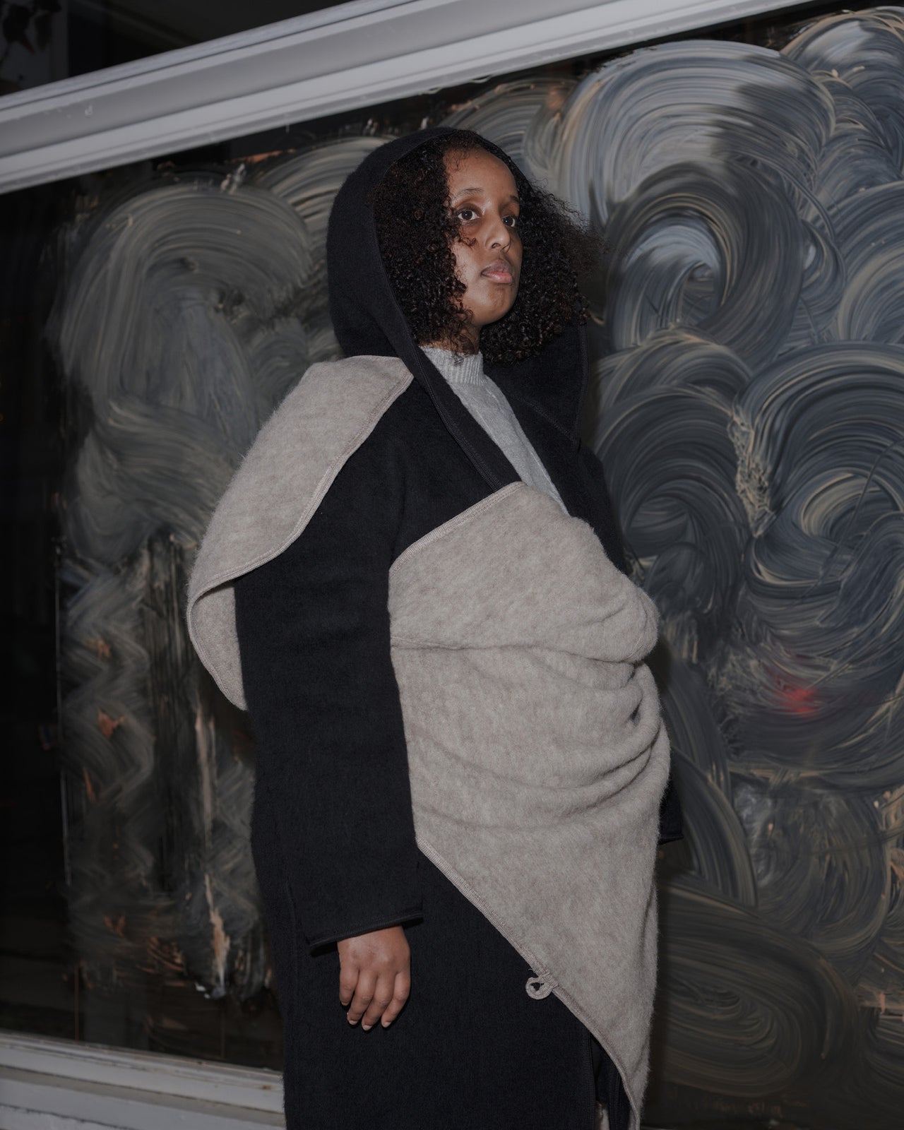 Tajo Pyrenees Coat - Wool - Black - AU23