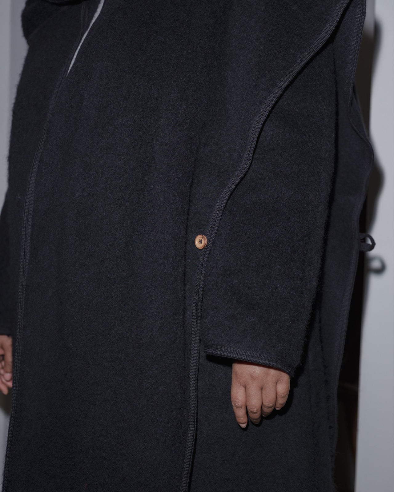 Tajo Pyrenees Coat - Wool - Black - AU23