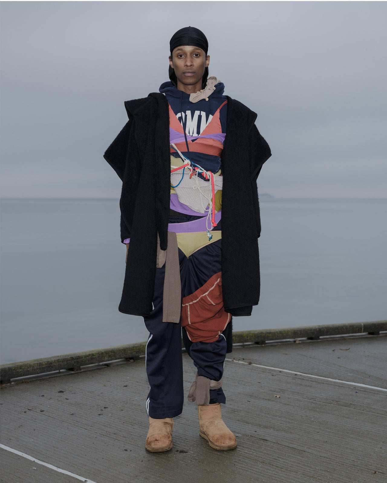 Tajo Pyrenees Coat - Wool - Black - AU23