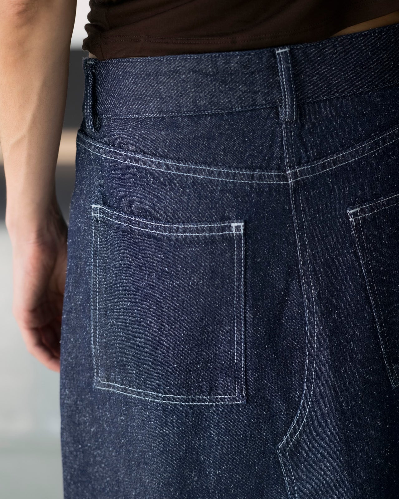 Tajo Skirt - Silk Cotton - Indigo Blue Wash