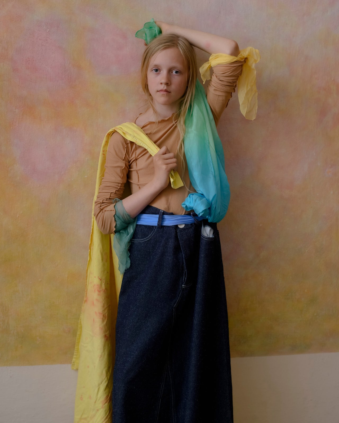 Tajo Skirt - Silk Cotton - Indigo Blue Wash