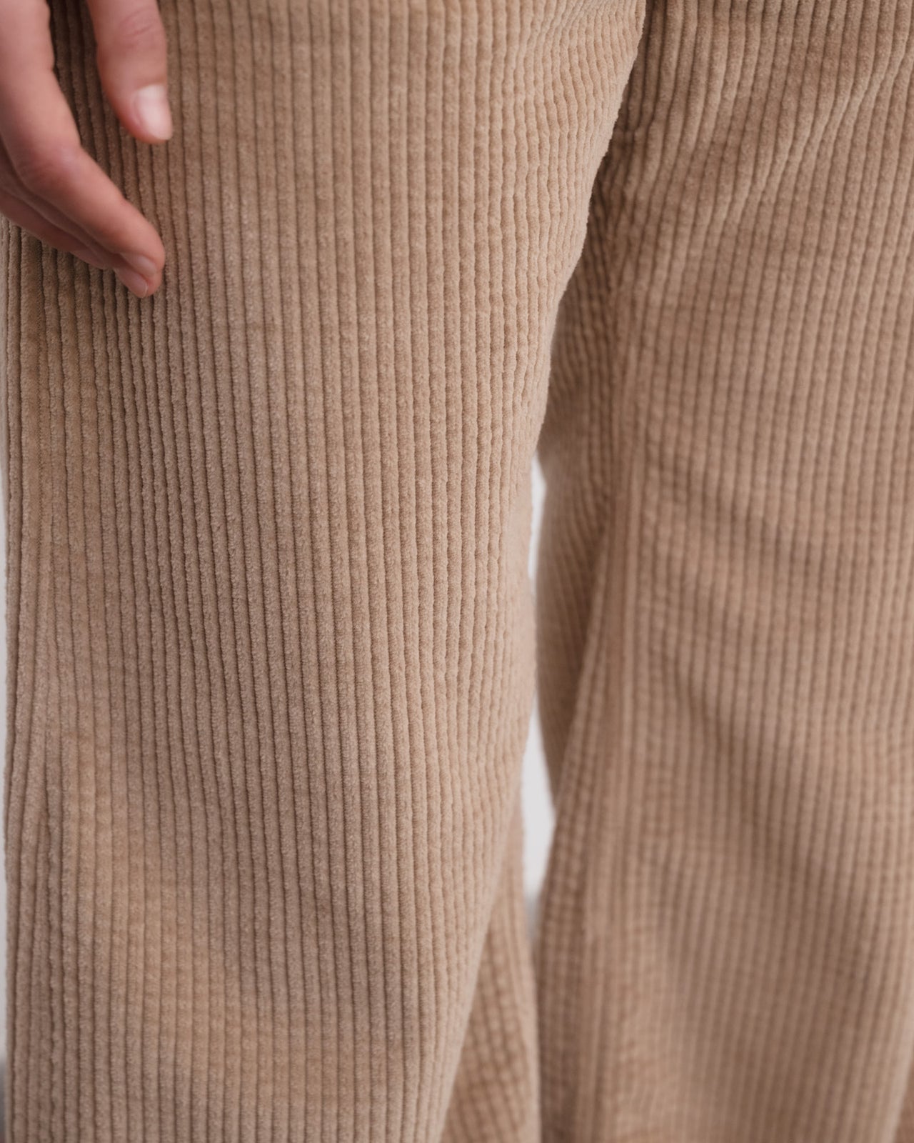 Tajo Wide Pants - Cotton Corduroy - Guve Brown
