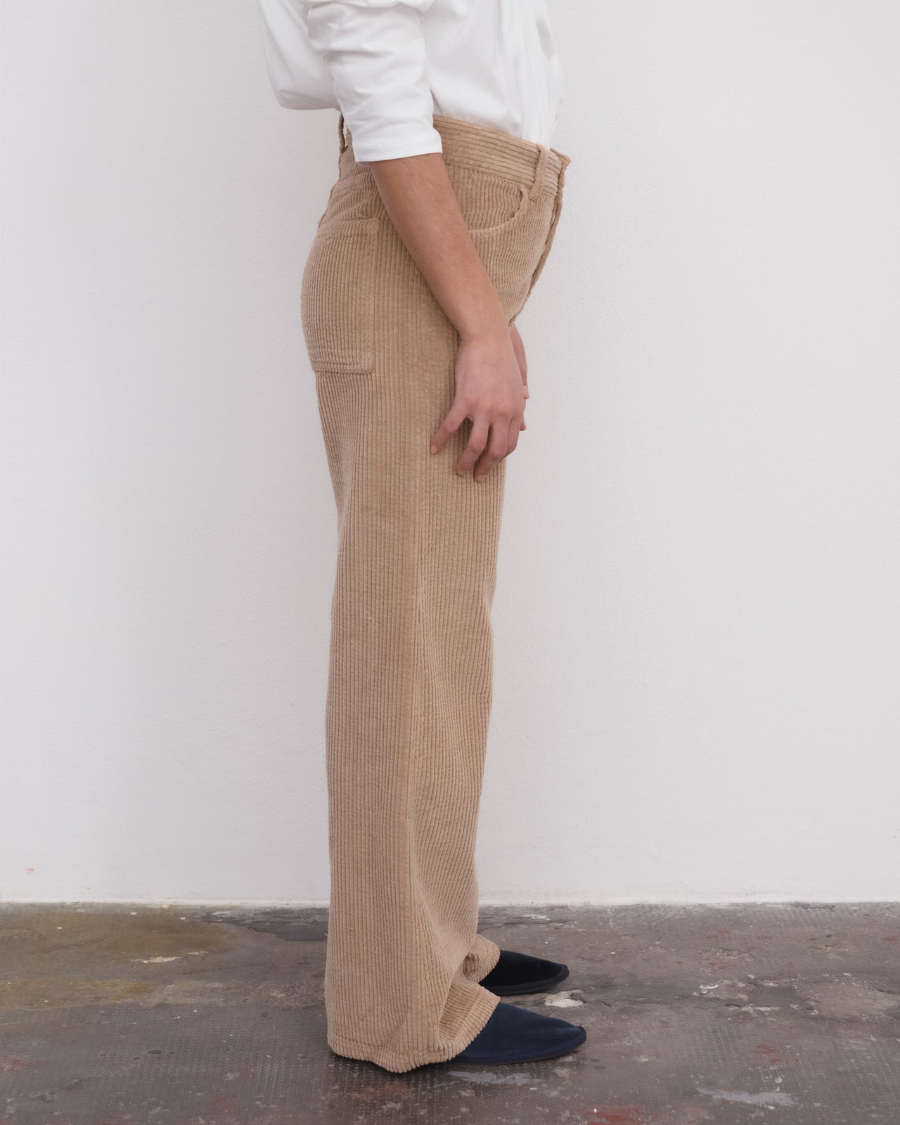 Tajo Wide Pants - Cotton Corduroy - Guve Brown