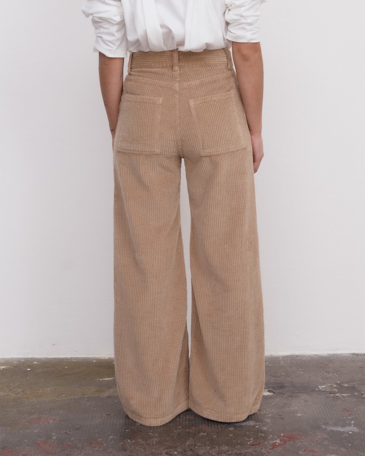 Tajo Wide Pants - Cotton Corduroy - Guve Brown