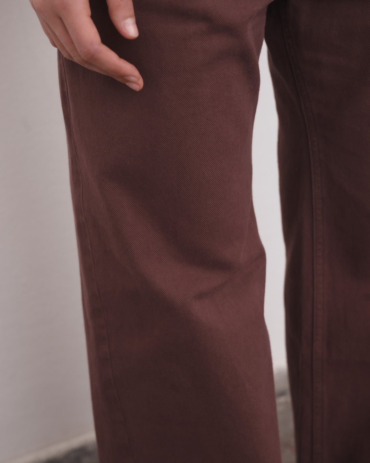 Tajo Wide Pants - Organic Cotton - Cata Brown
