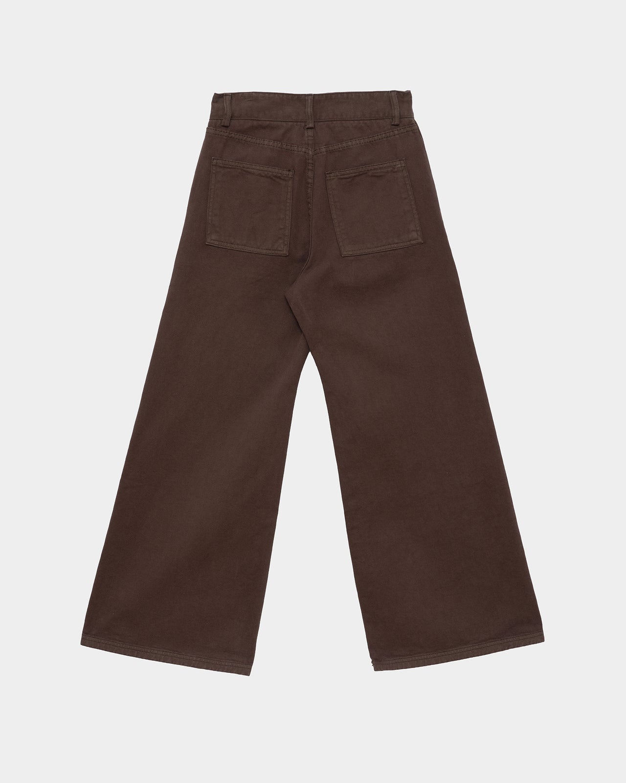 Tajo Wide Pants - Organic Cotton - Cata Brown