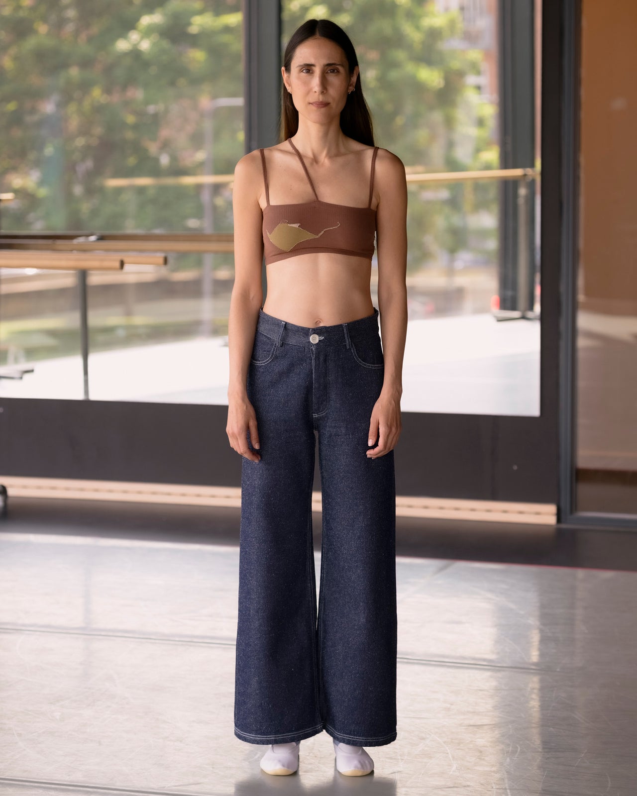 Tajo Wide Pants - Silk Cotton - Indigo Blue Wash