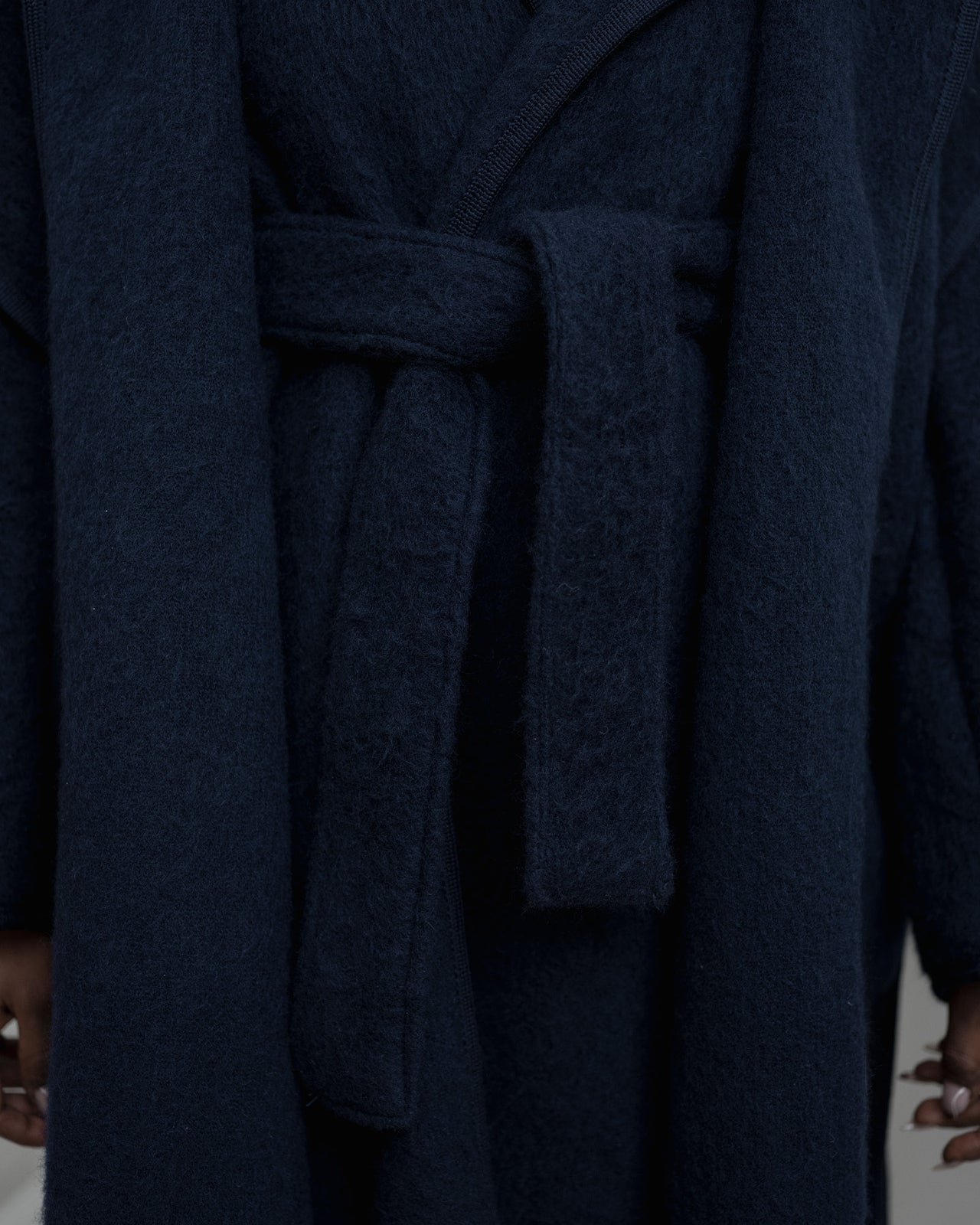 Tajo Pyrenees Coat - Wool - Navy - WT23