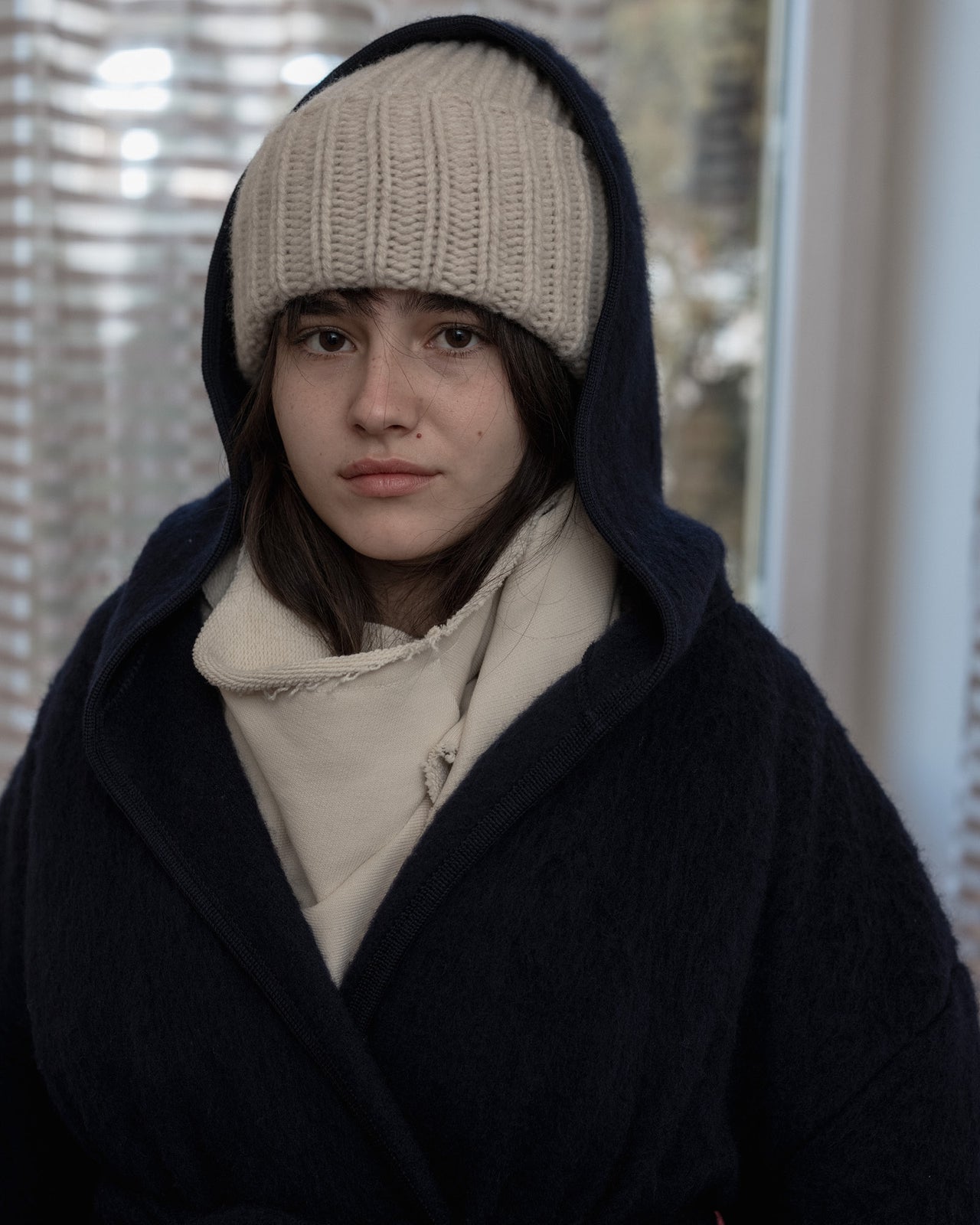 Tajo Pyrenees Coat - Wool - Navy - WT23