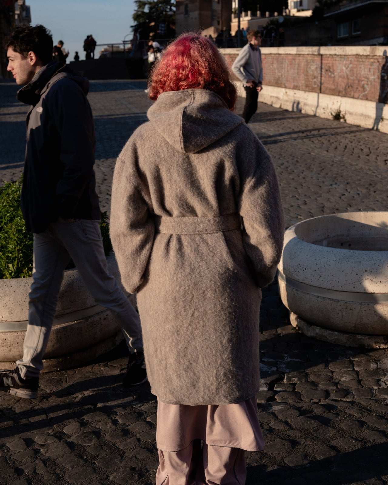 Tajo Pyrenees Coat - Brushed Wool - Sahara