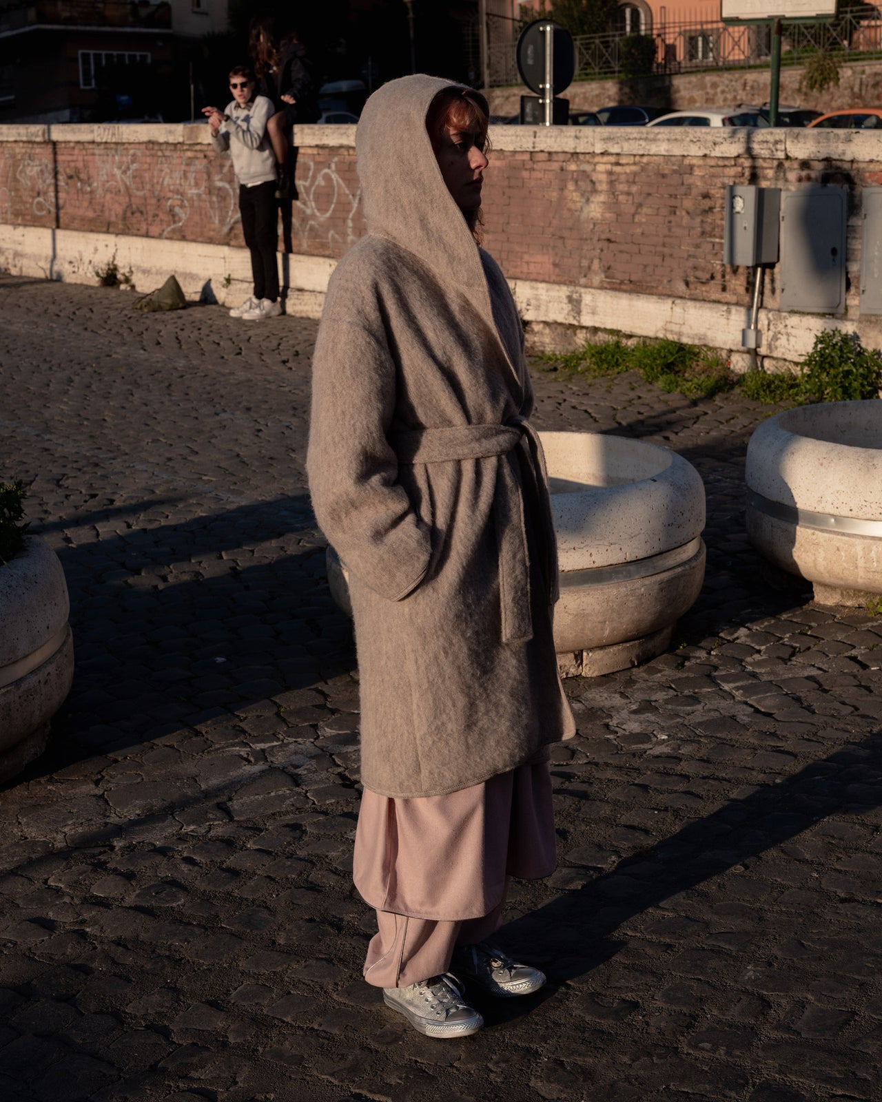 Tajo Pyrenees Coat - Brushed Wool - Sahara