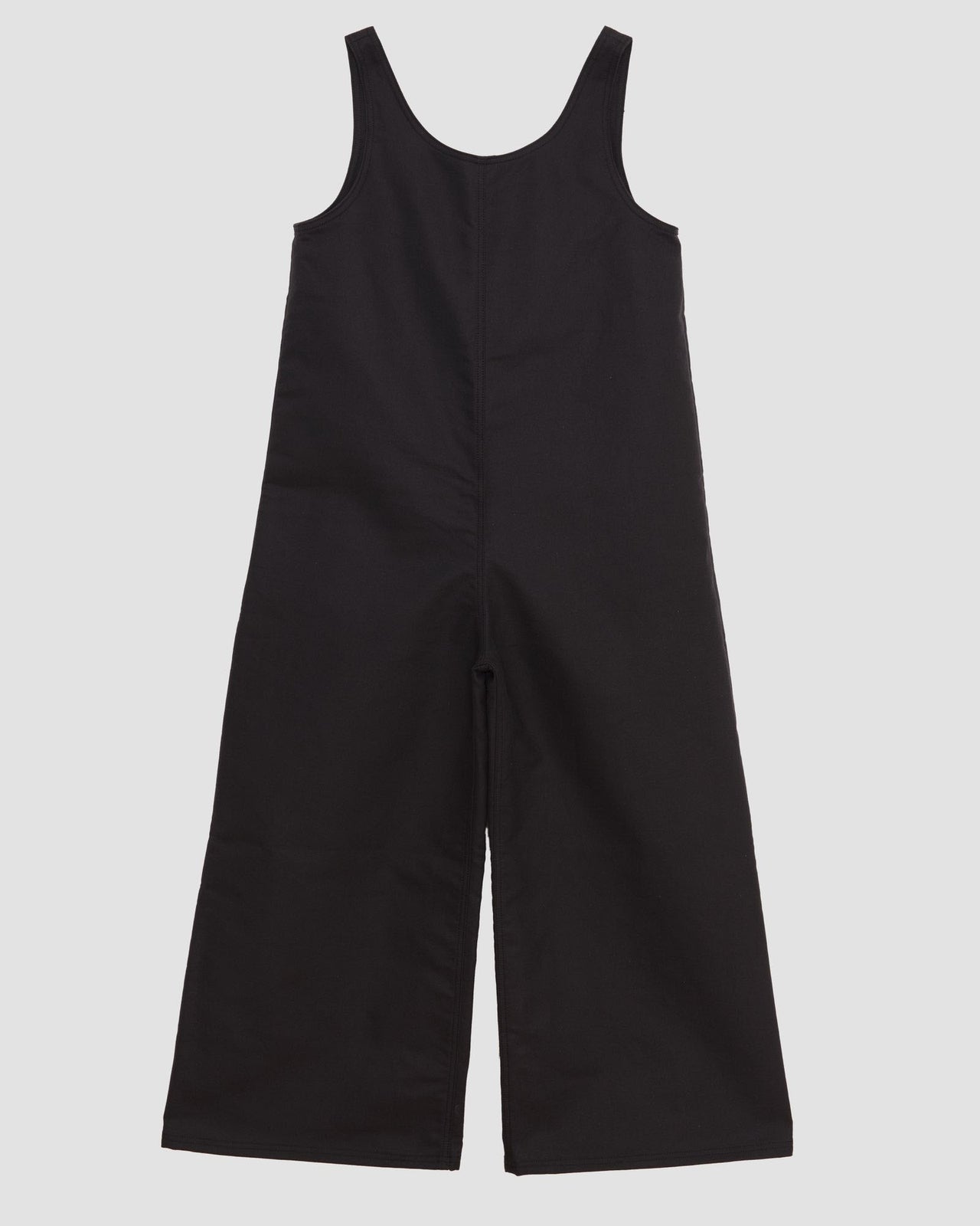Tank Jumpsuit - Cotton Canvas - Black - WT23