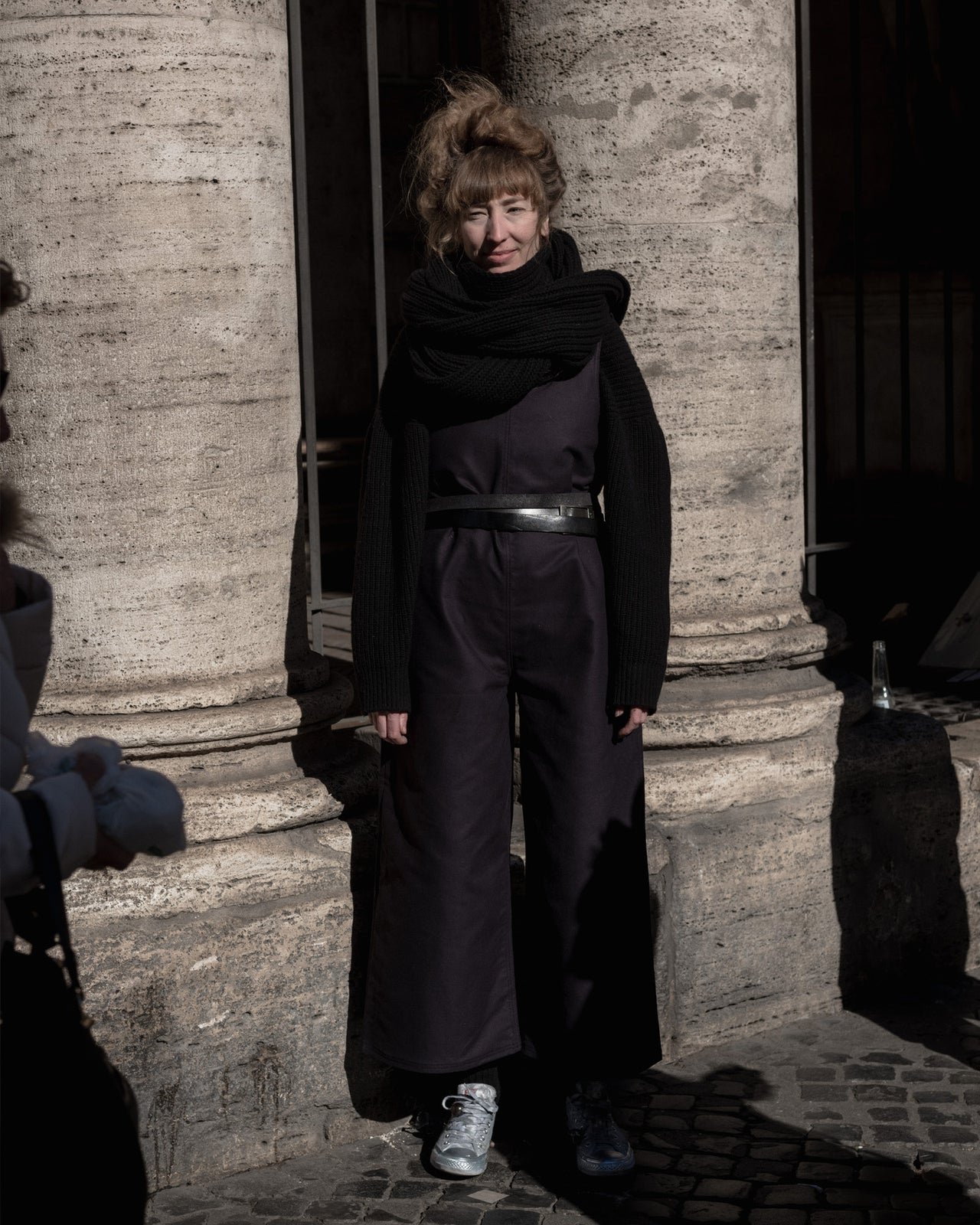 Tank Jumpsuit - Cotton Canvas - Black - WT23