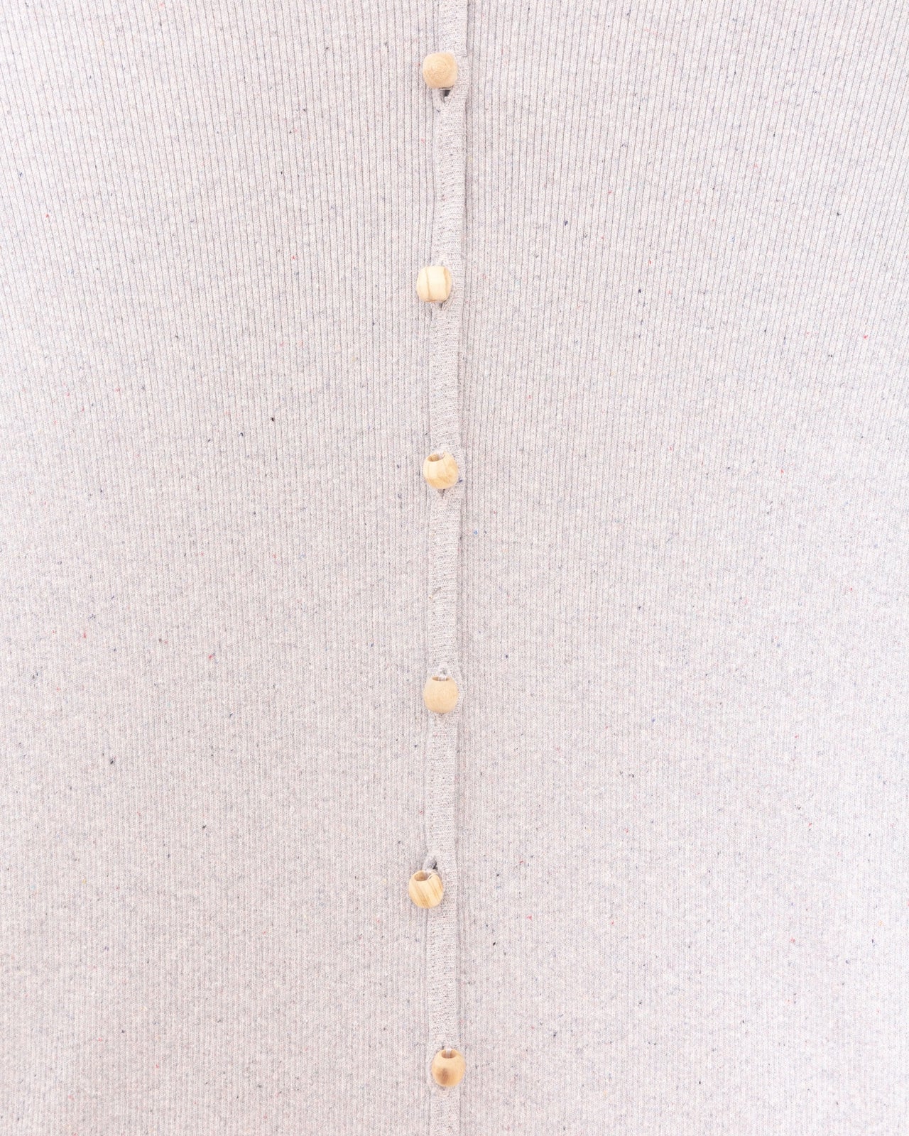 Tav Cardigan - Recycled Cotton - Grey Melange