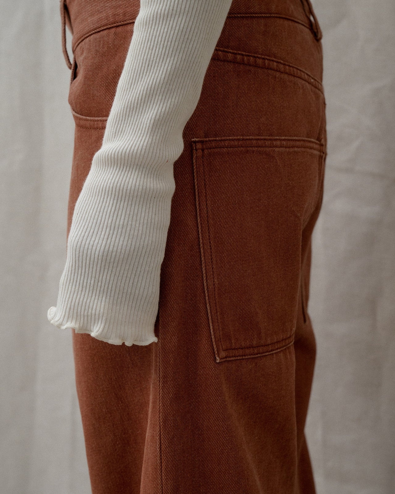 Tav Cardigan - Recycled Cotton Rib - Undyed
