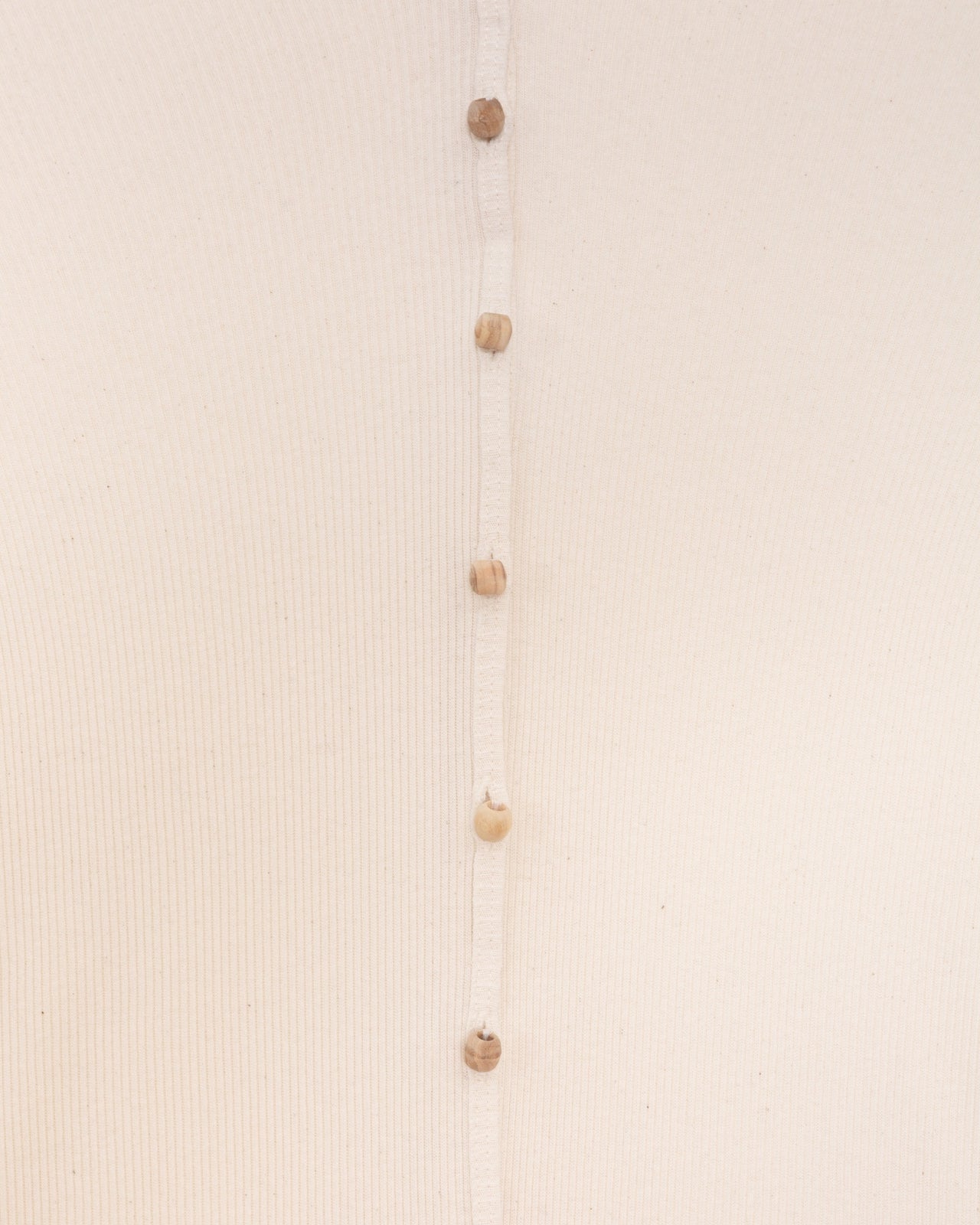 Tav Cardigan - Recycled Cotton Rib - Undyed