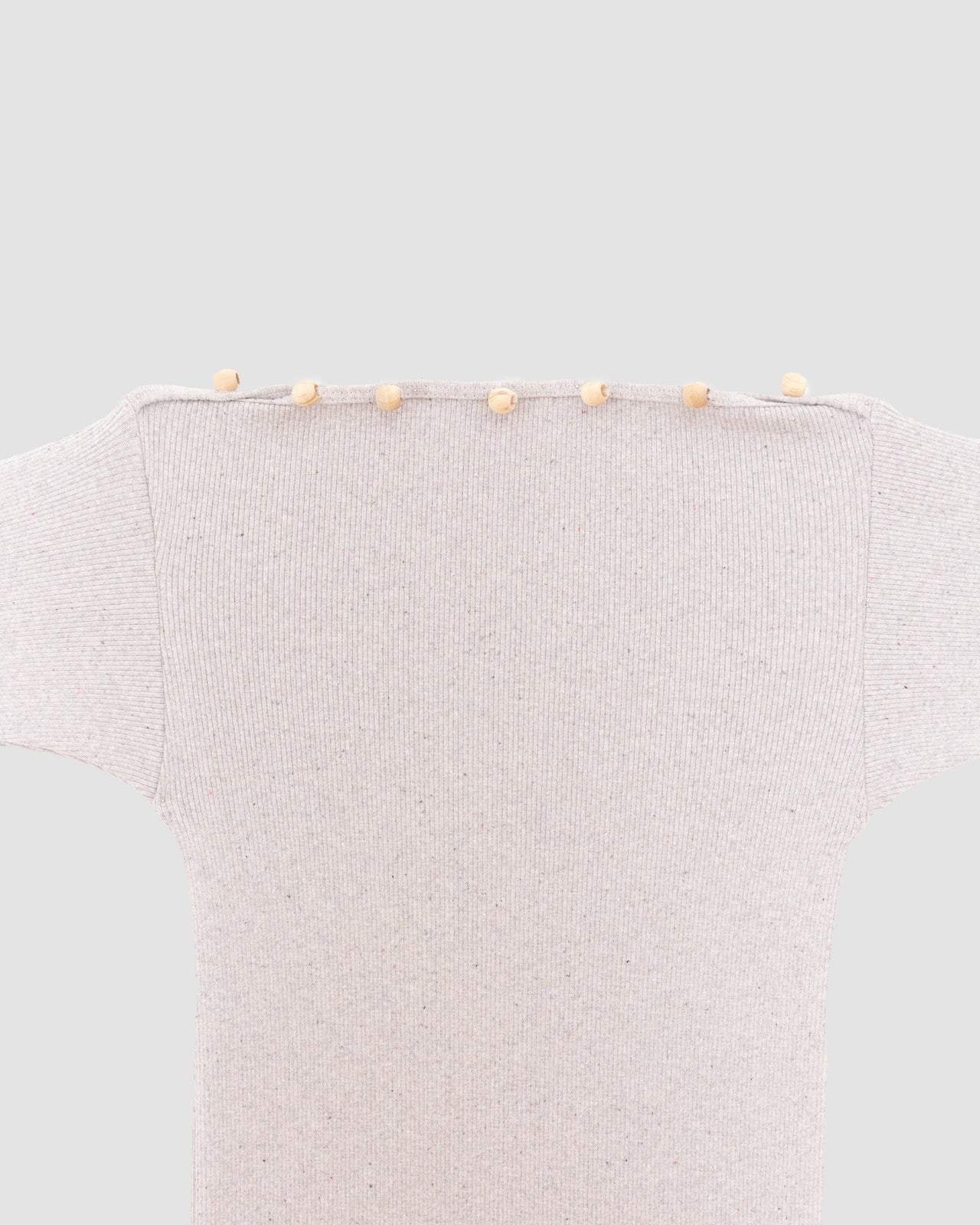 Tav Long Sleeve Tee - Recycled Cotton - Grey Melange