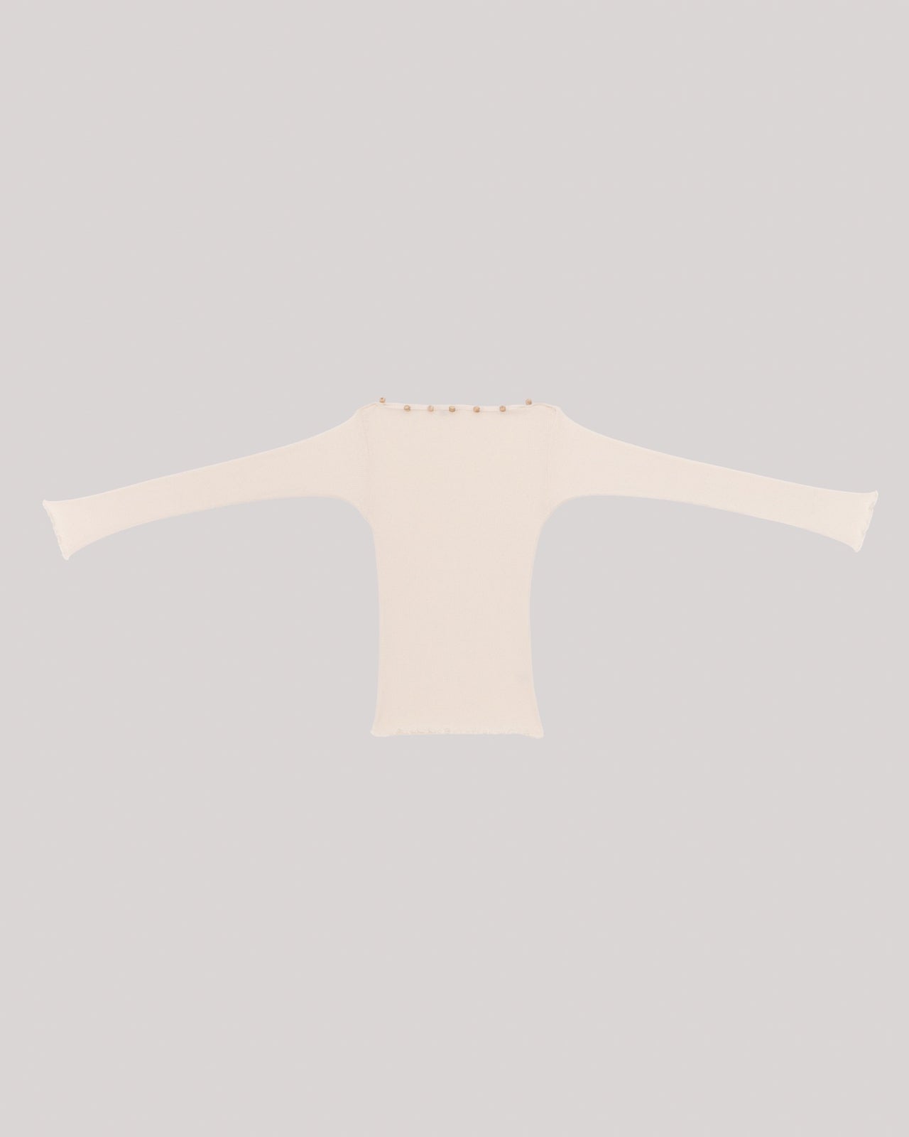 Tav Long Sleeve Tee - Recycled Cotton Rib - Undyed