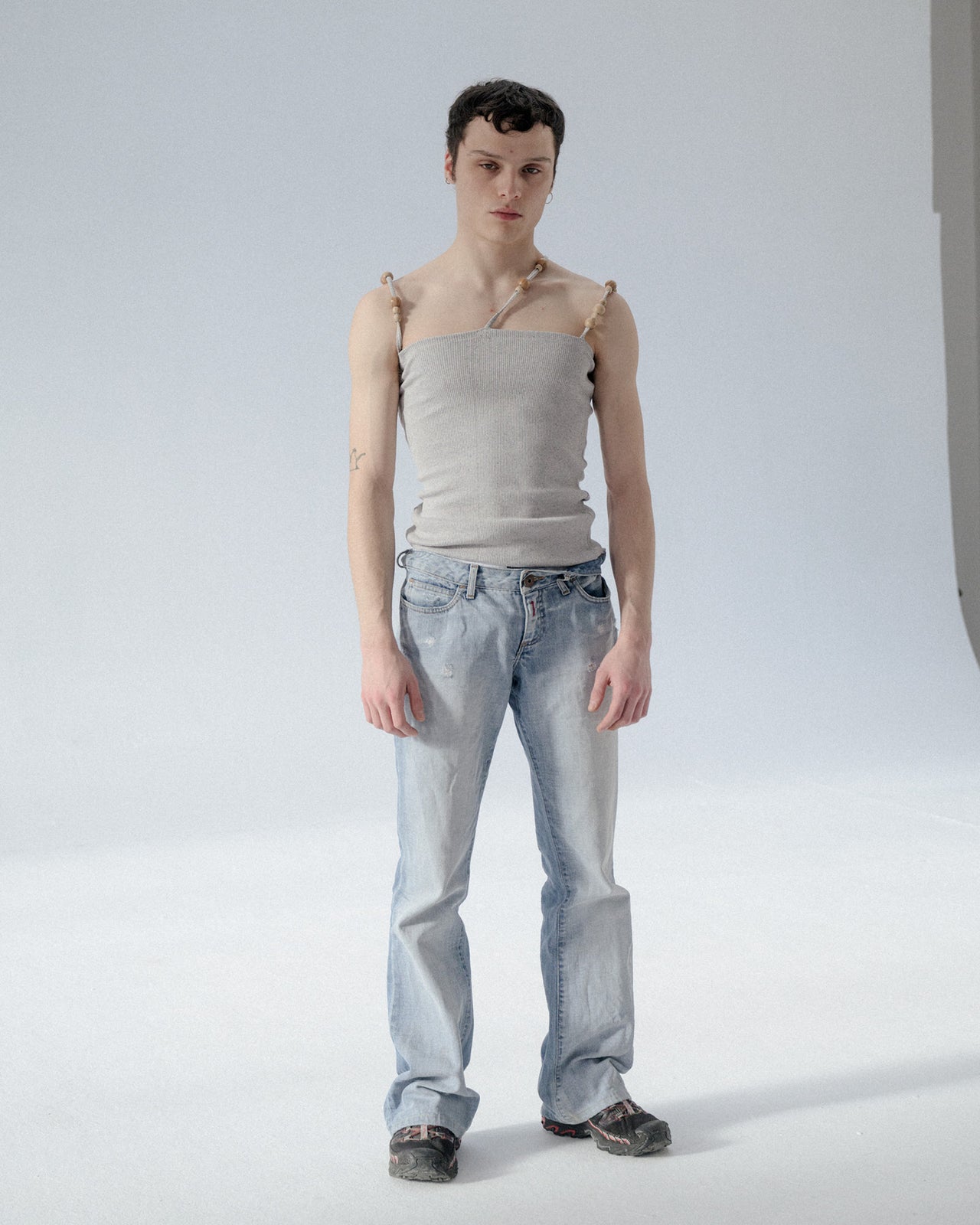 Tav Tank - Recycled Cotton - Grey Melange