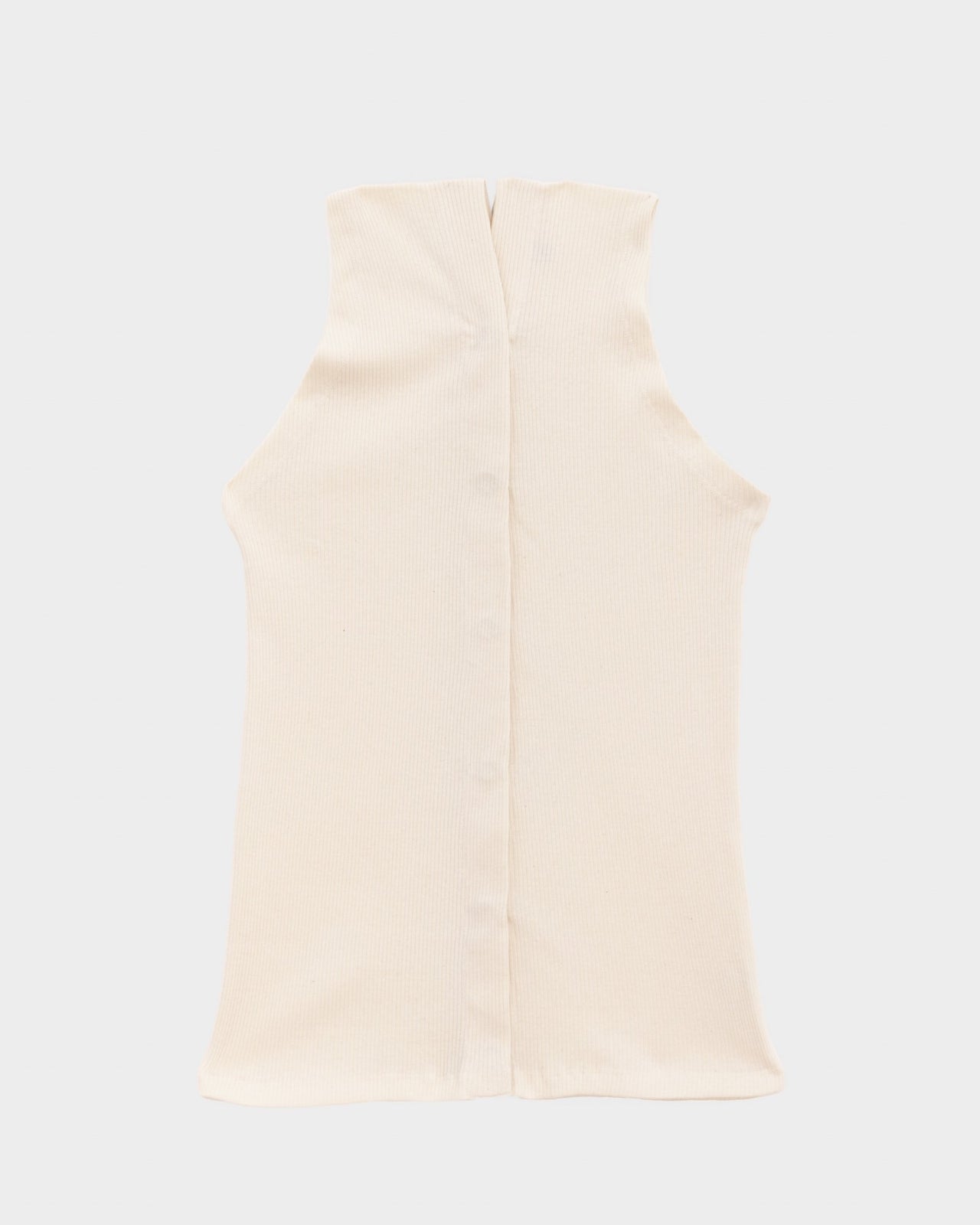 Tav Tank Snaps - Recycled Cotton Rib - Undyed