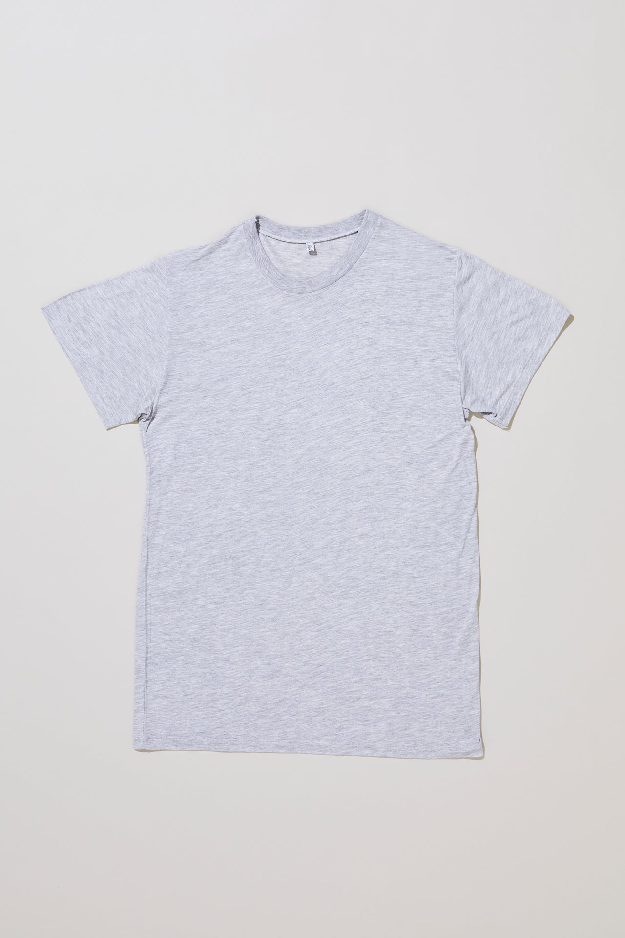 Tee Shirt - Bamboo Jersey - Grey Melange