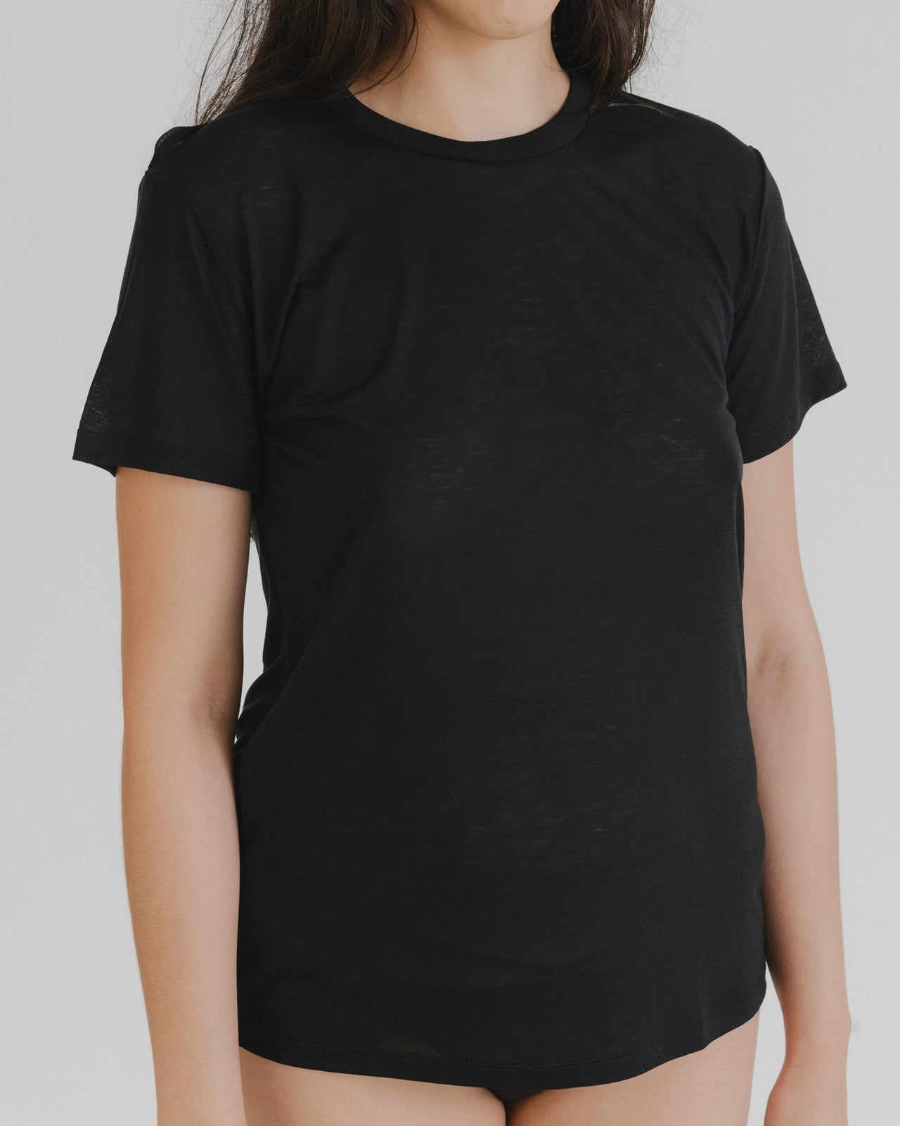 Tee Shirt - Bamboo Lyocell - Black