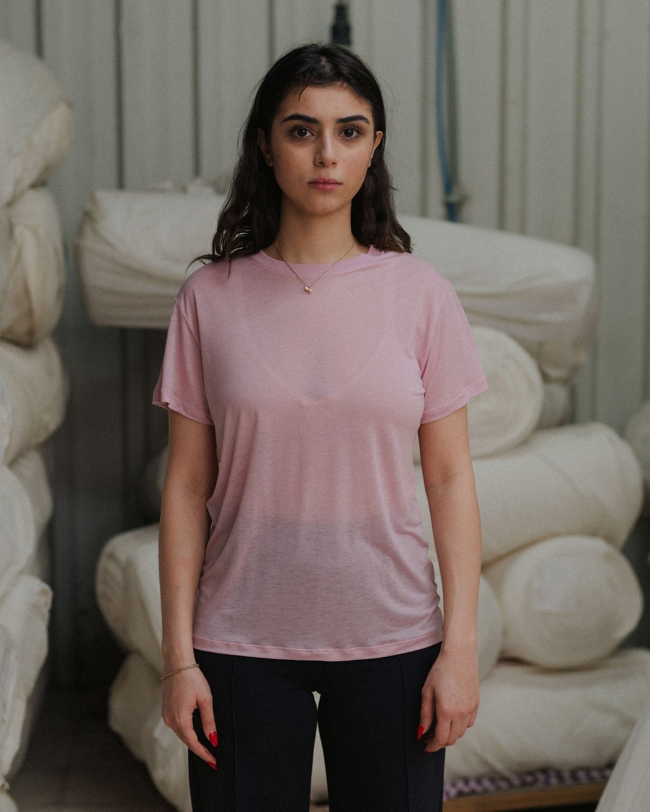 Tee Shirt - Bamboo Lyocell - Doro Pink