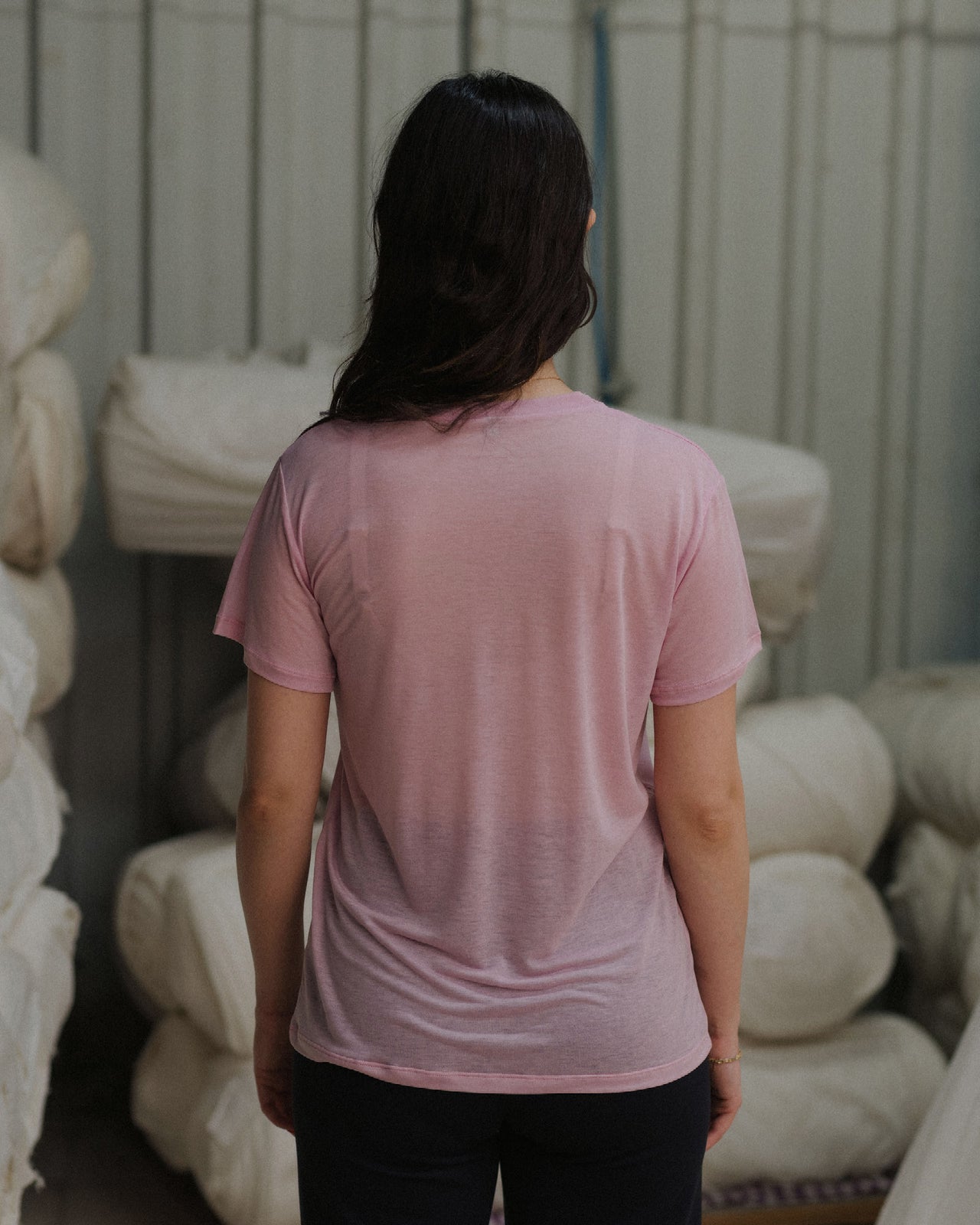 Tee Shirt - Bamboo Lyocell - Doro Pink