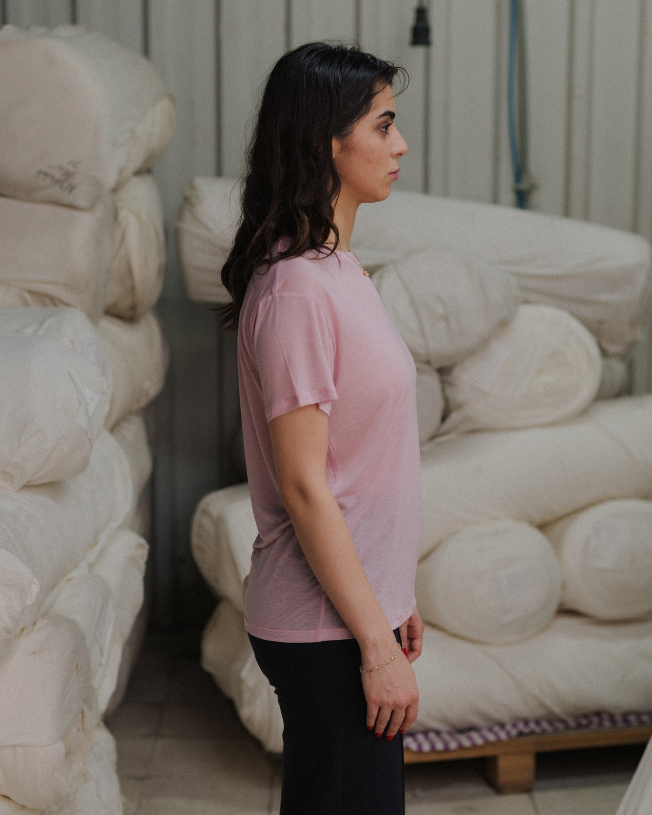 Tee Shirt - Bamboo Lyocell - Doro Pink