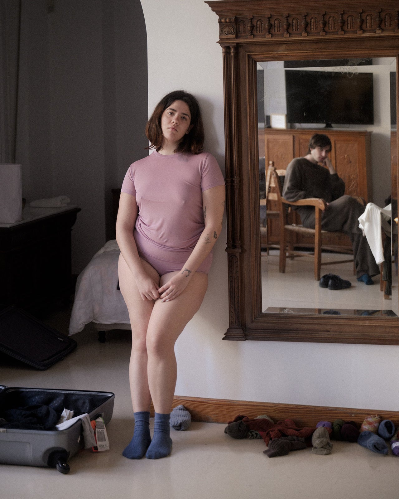 Tee Shirt - Bamboo Lyocell - Still Purple