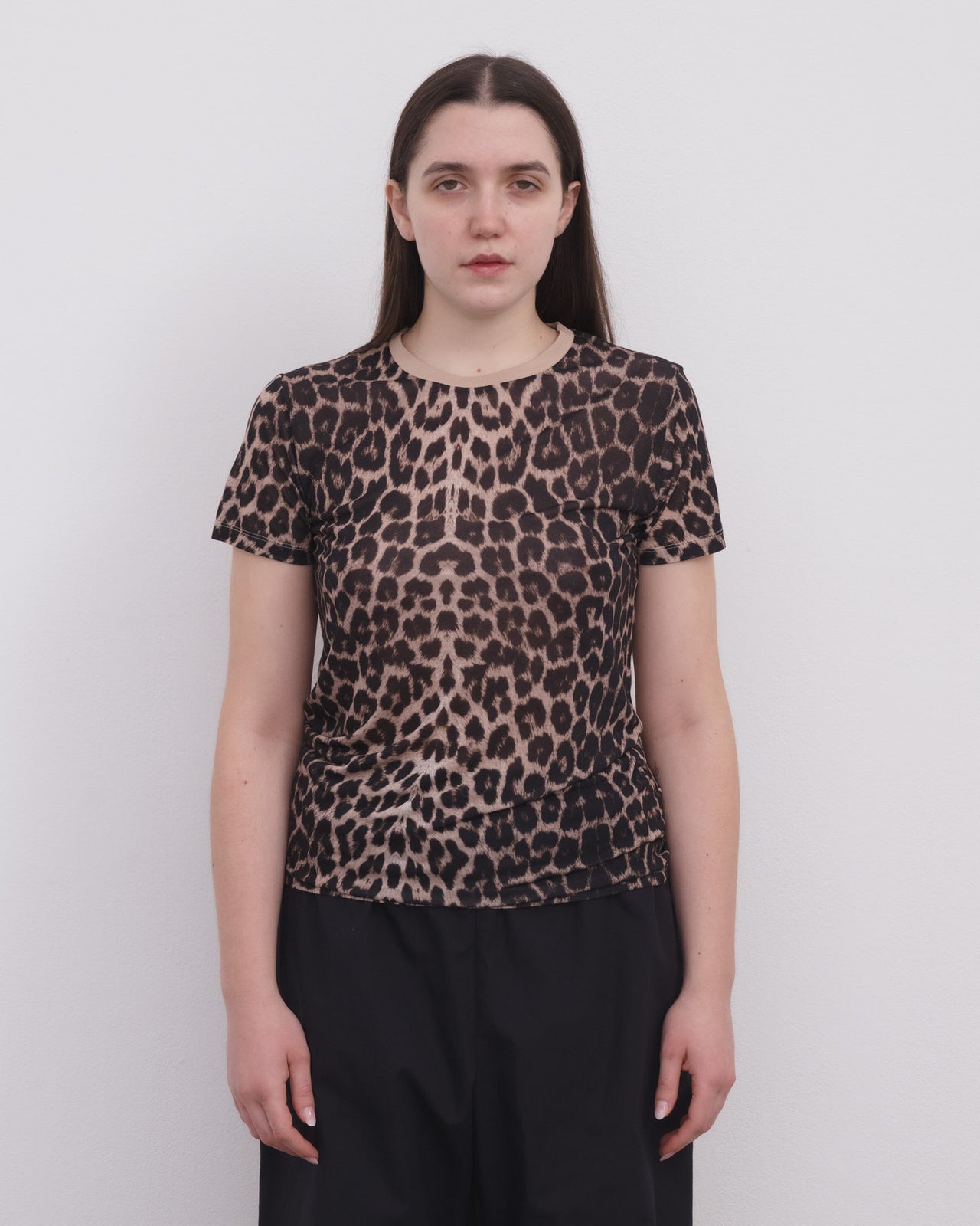 Tee Shirt - Circulose Jersey - Leopard