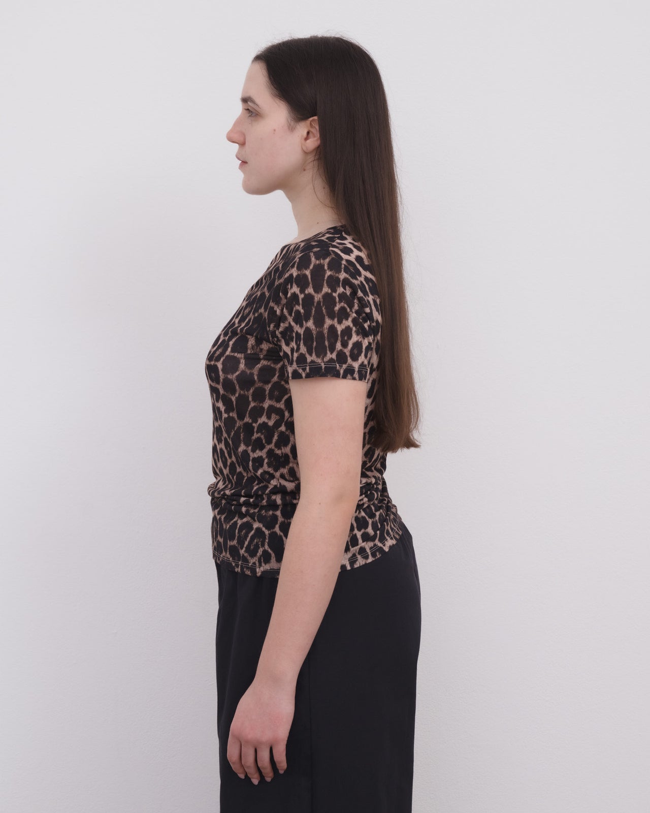 Tee Shirt - Circulose Jersey - Leopard