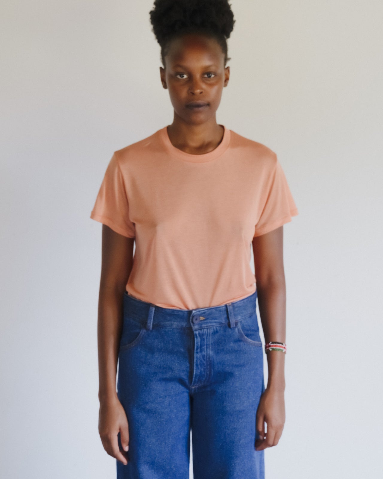 Tee Shirt - Bamboo Lyocell - Branch Terracotta