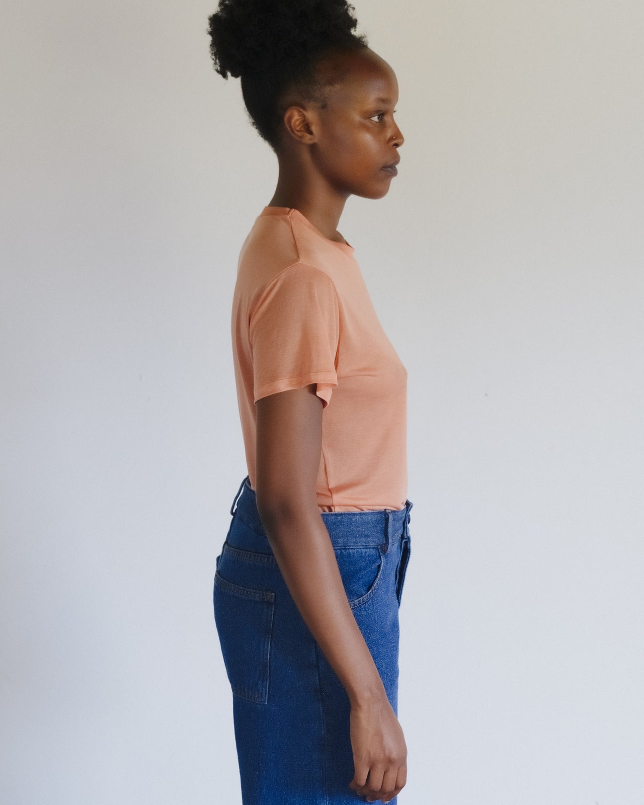 Tee Shirt - Bamboo Lyocell - Branch Terracotta