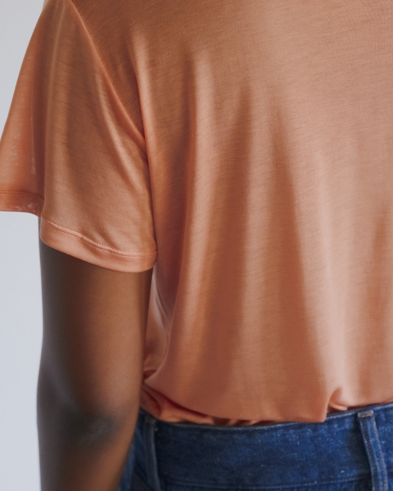 Tee Shirt - Bamboo Lyocell - Branch Terracotta