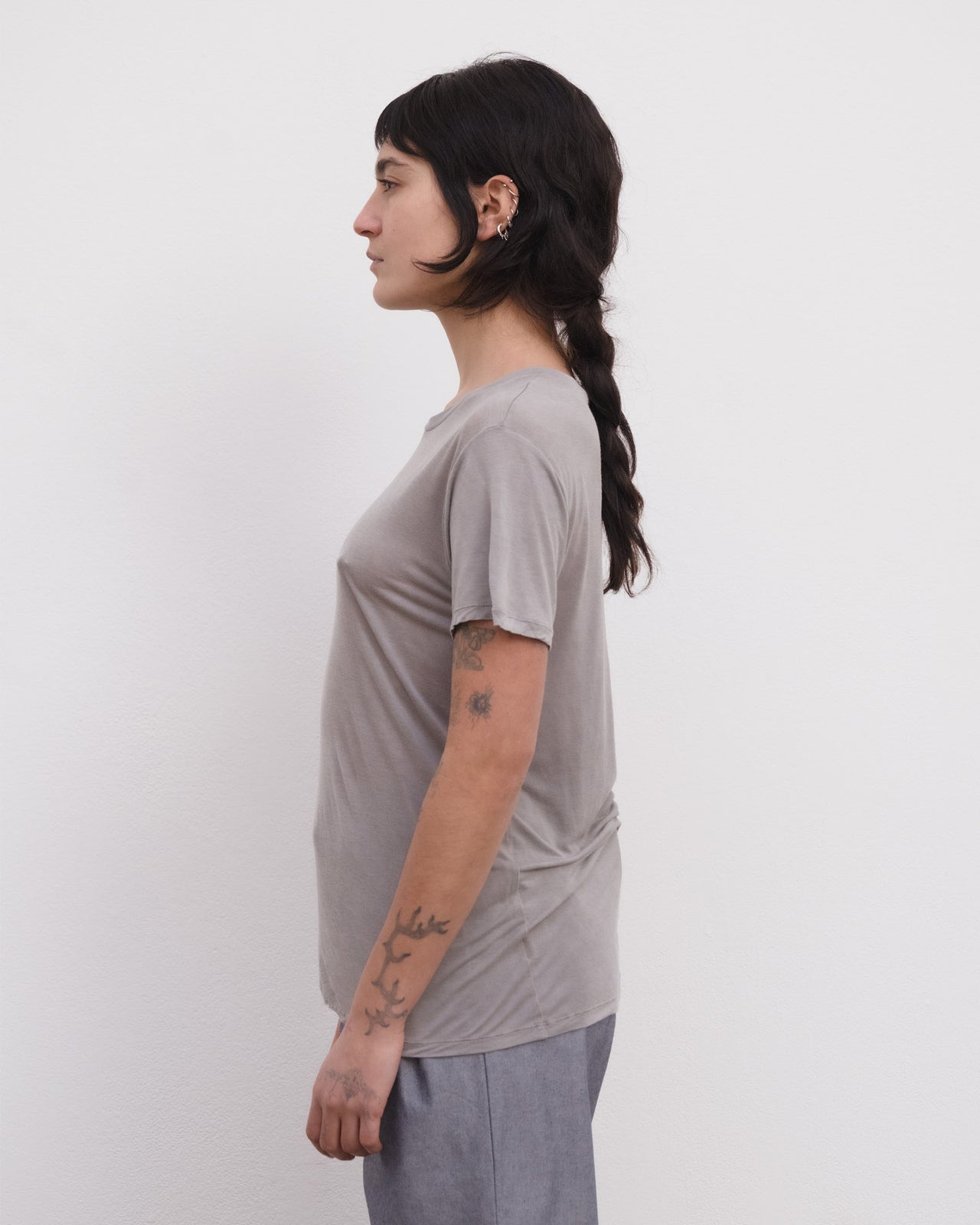 Tee Shirt - Bamboo Lyocell - Gilda Grey