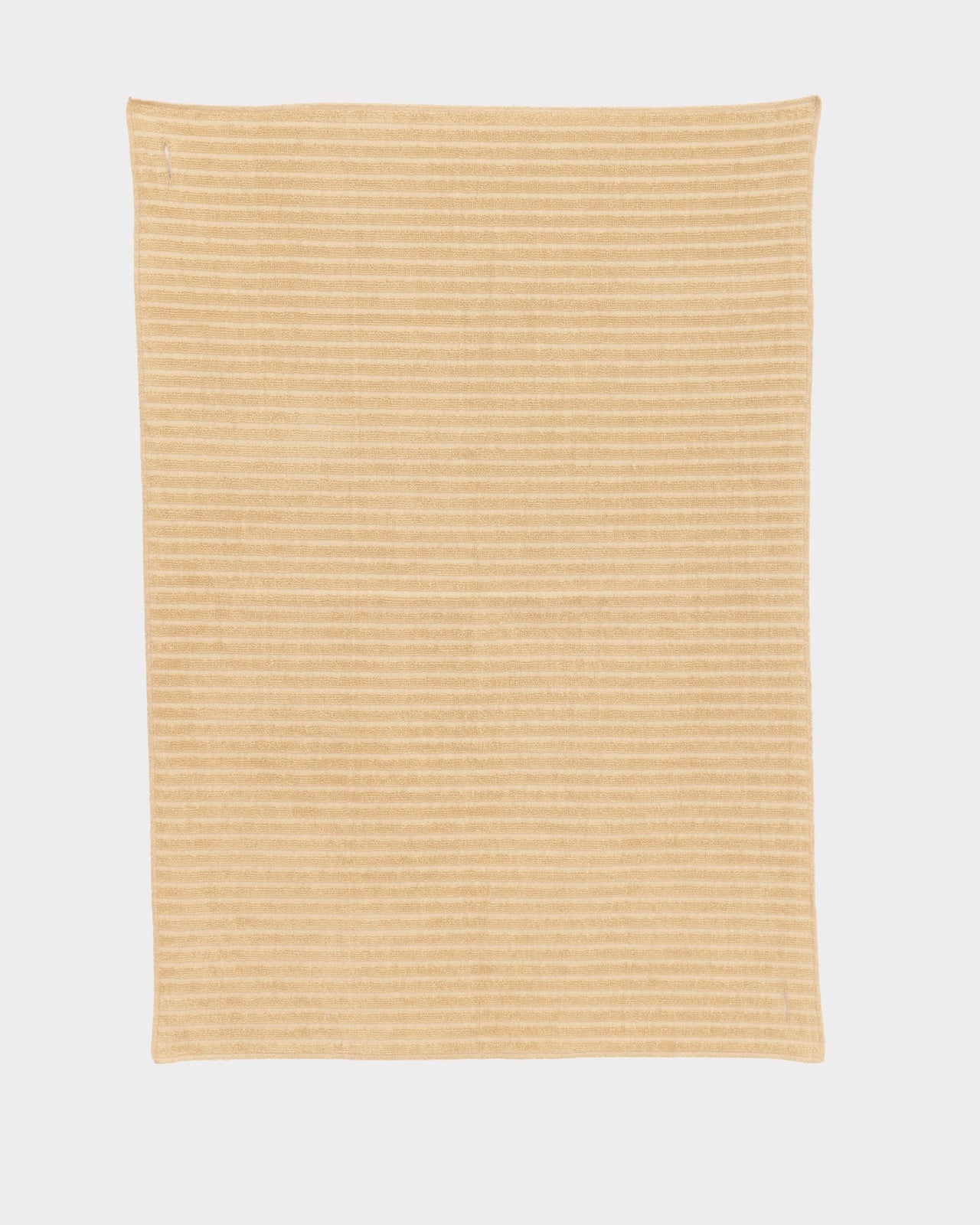 Terry Hand Towel - Organic Cotton Terry - Sand-Ecru Stripe
