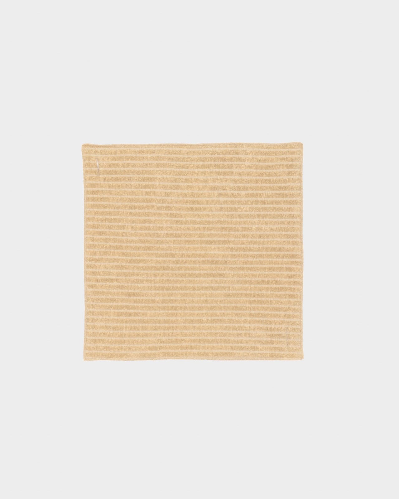 Terry Wash Cloth - Organic Cotton Terry - Sand Ecru Stripes
