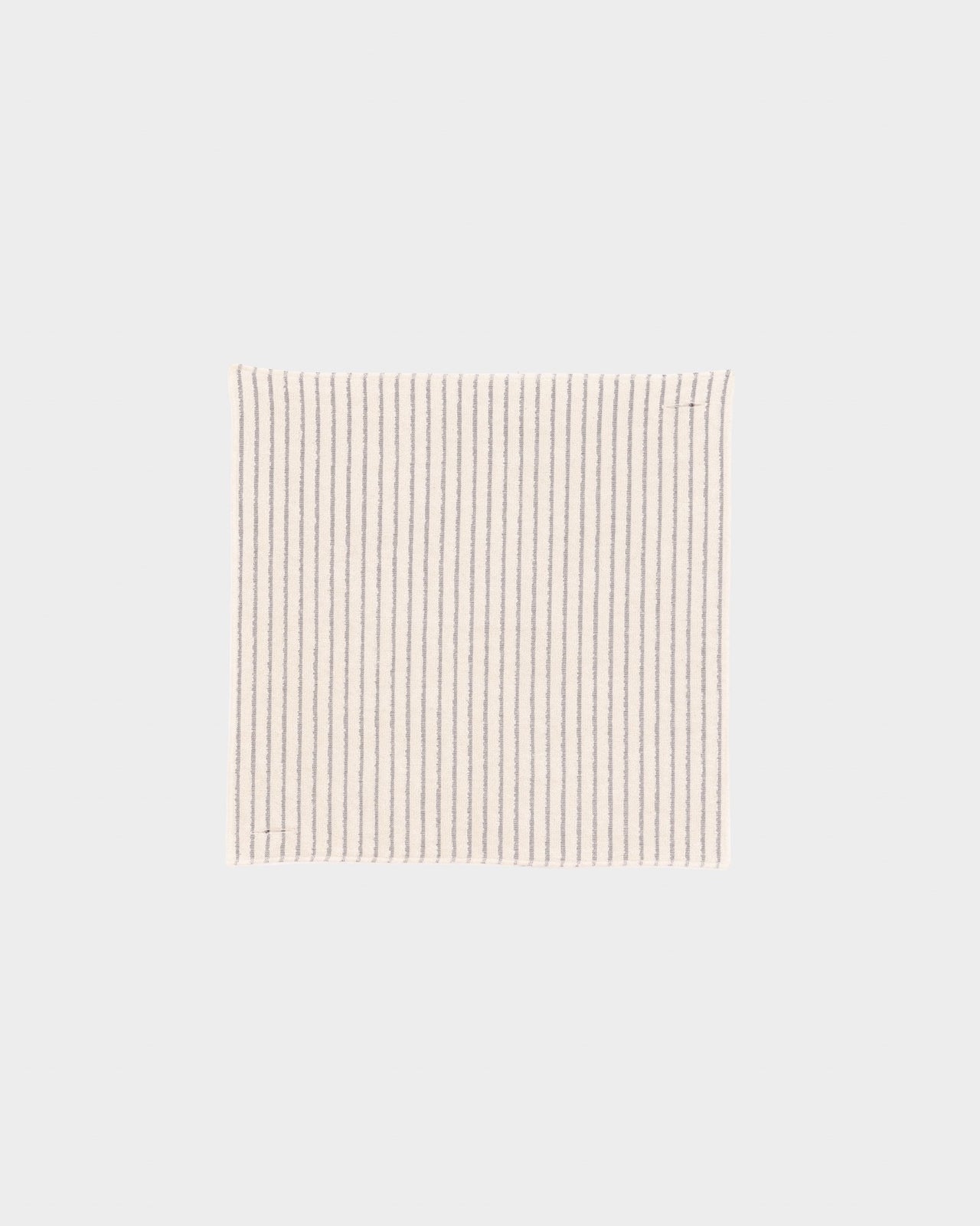 Terry Wash Cloth - Organic Cotton Terry - Undyed Black Stripes