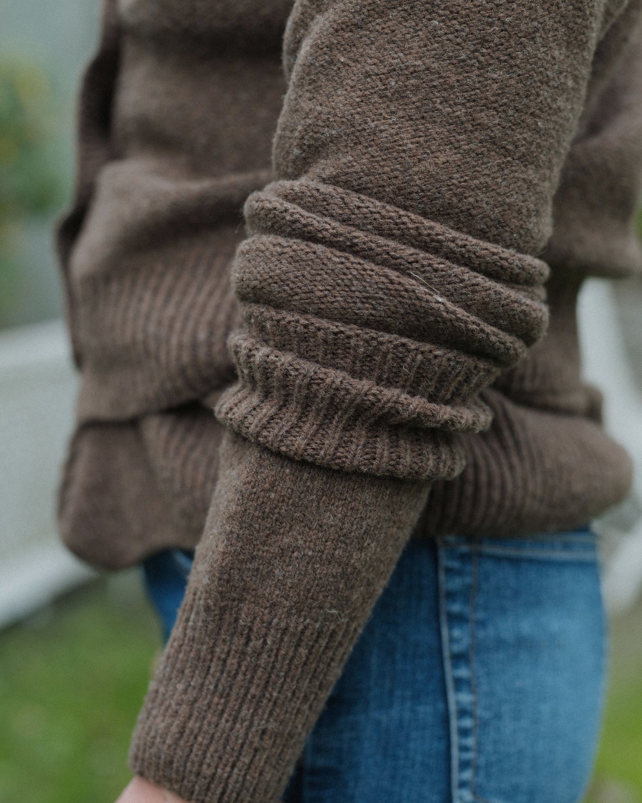 Tier Cardigan - Arles Merino Wool - Burel Brown