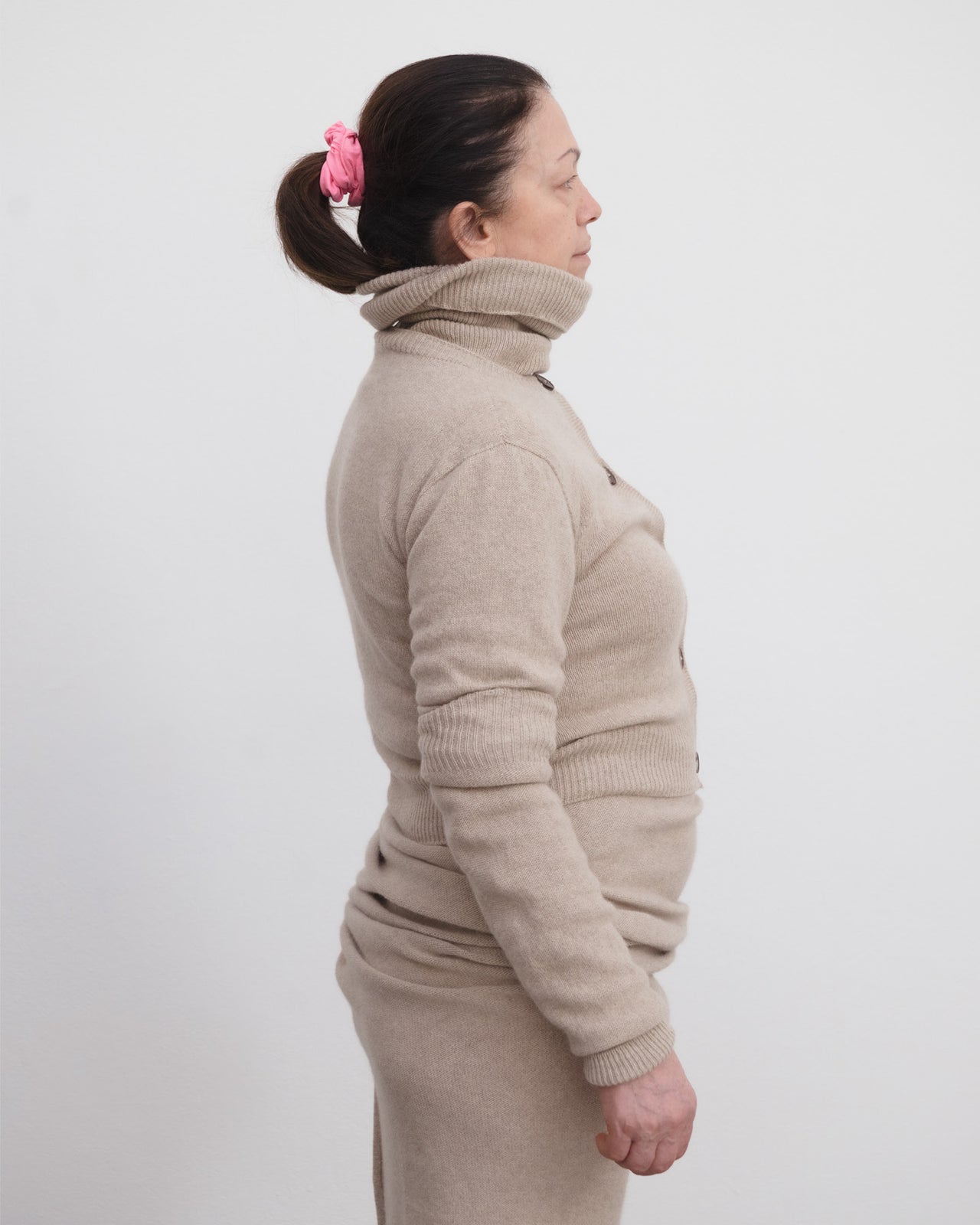 Tier Cardigan - Recycled Cashmere - Camel