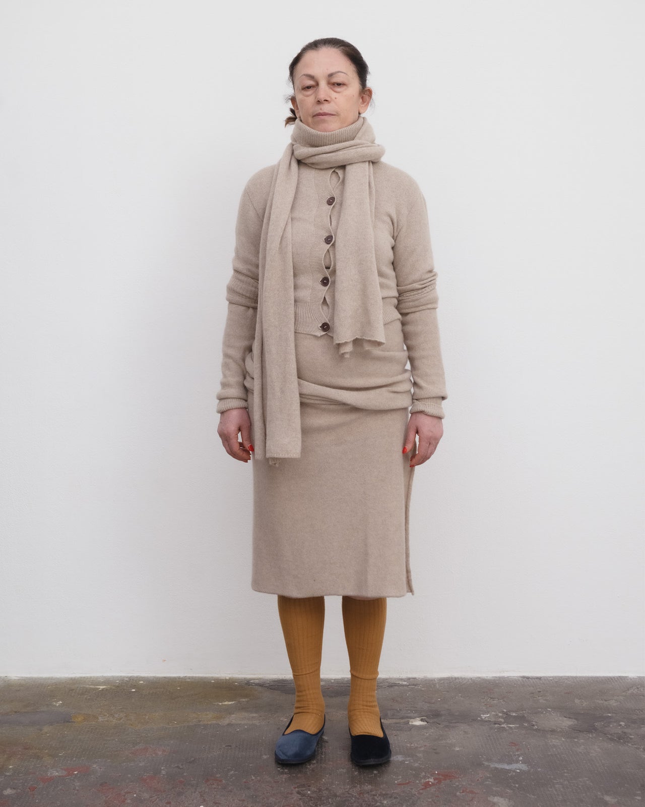 Tier Cardigan - Recycled Cashmere - Camel