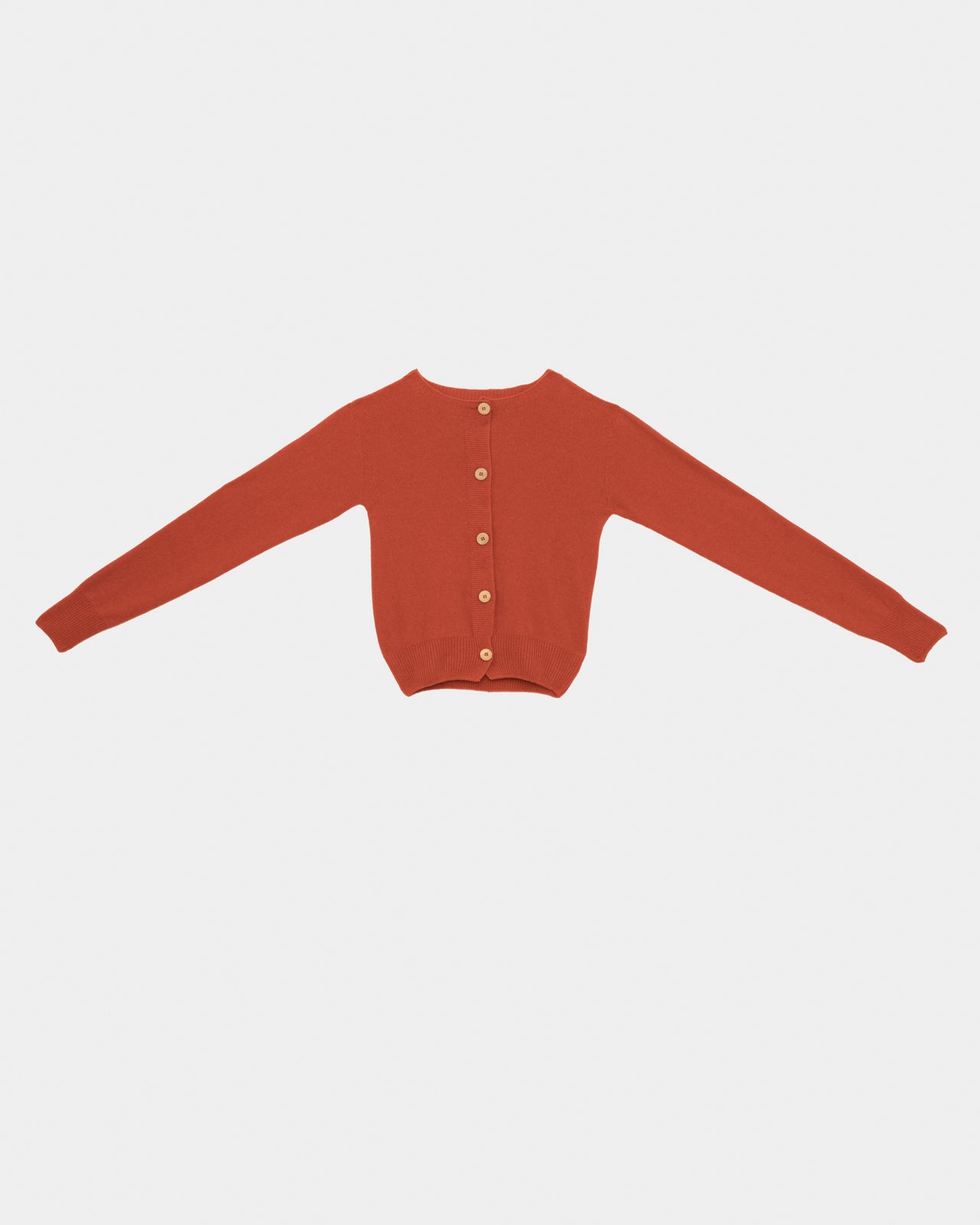 Tier Cardigan - Recycled Cashmere - Melograno Red