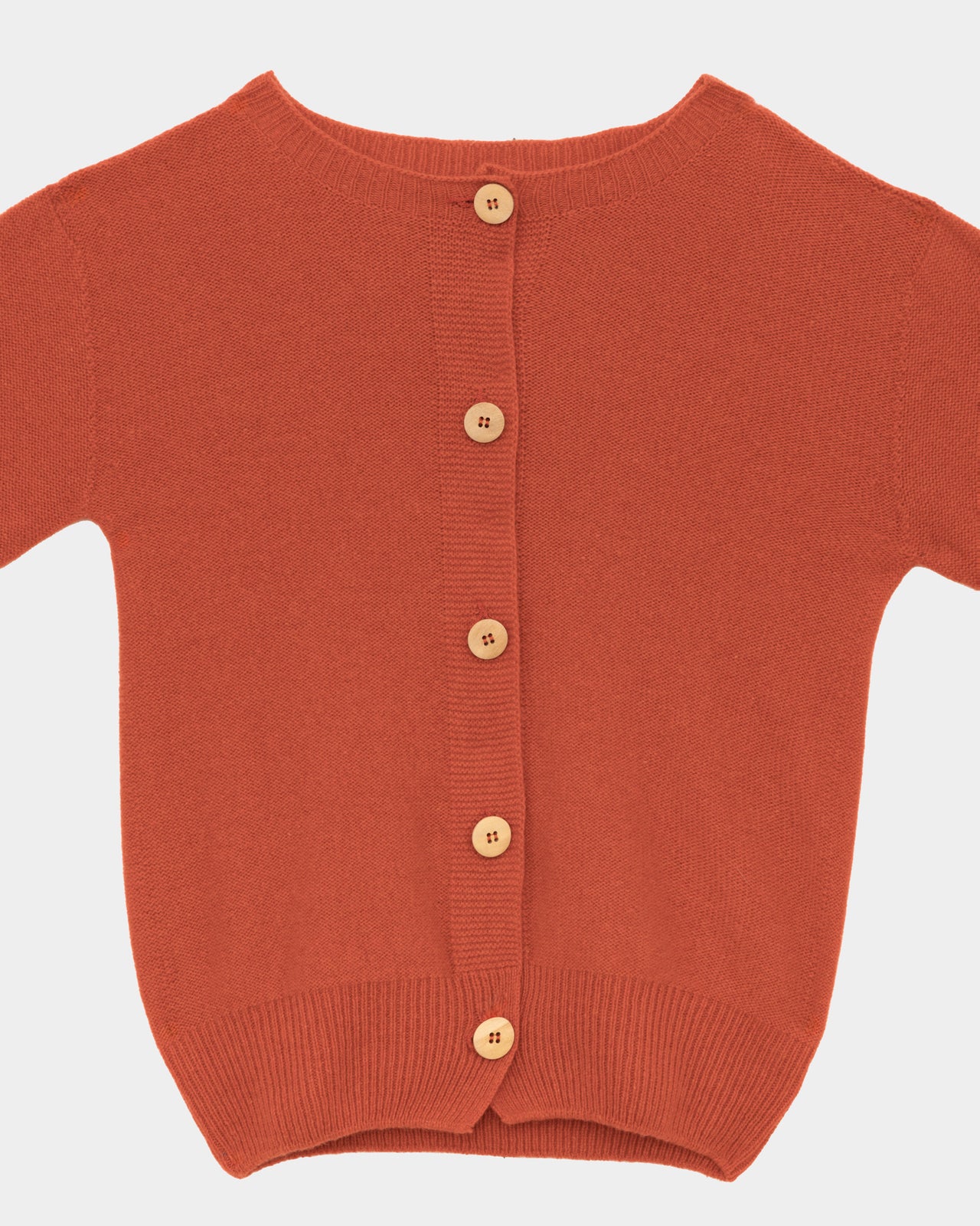 Tier Cardigan - Recycled Cashmere - Melograno Red