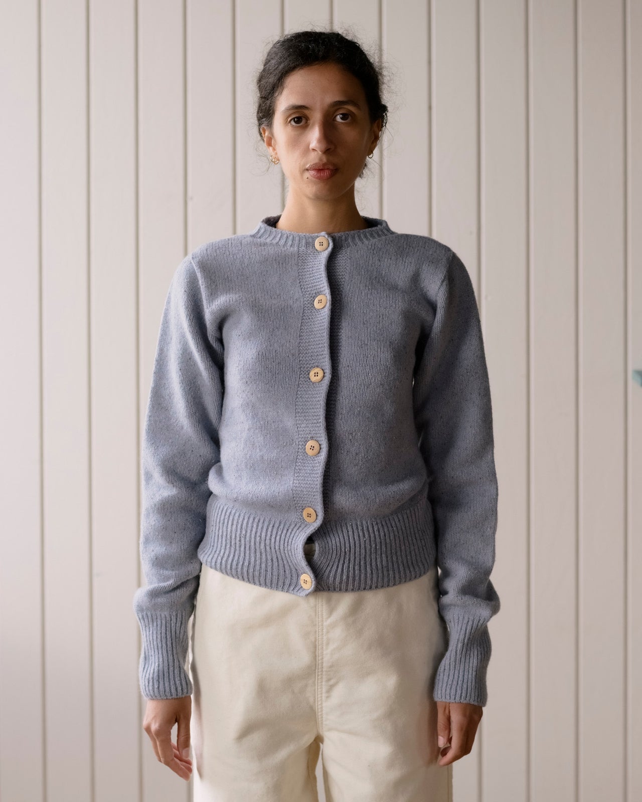 Tier Cardigan - Recycled Wool - Ocean