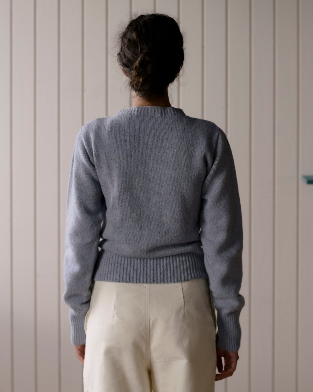 Tier Cardigan - Recycled Wool - Ocean